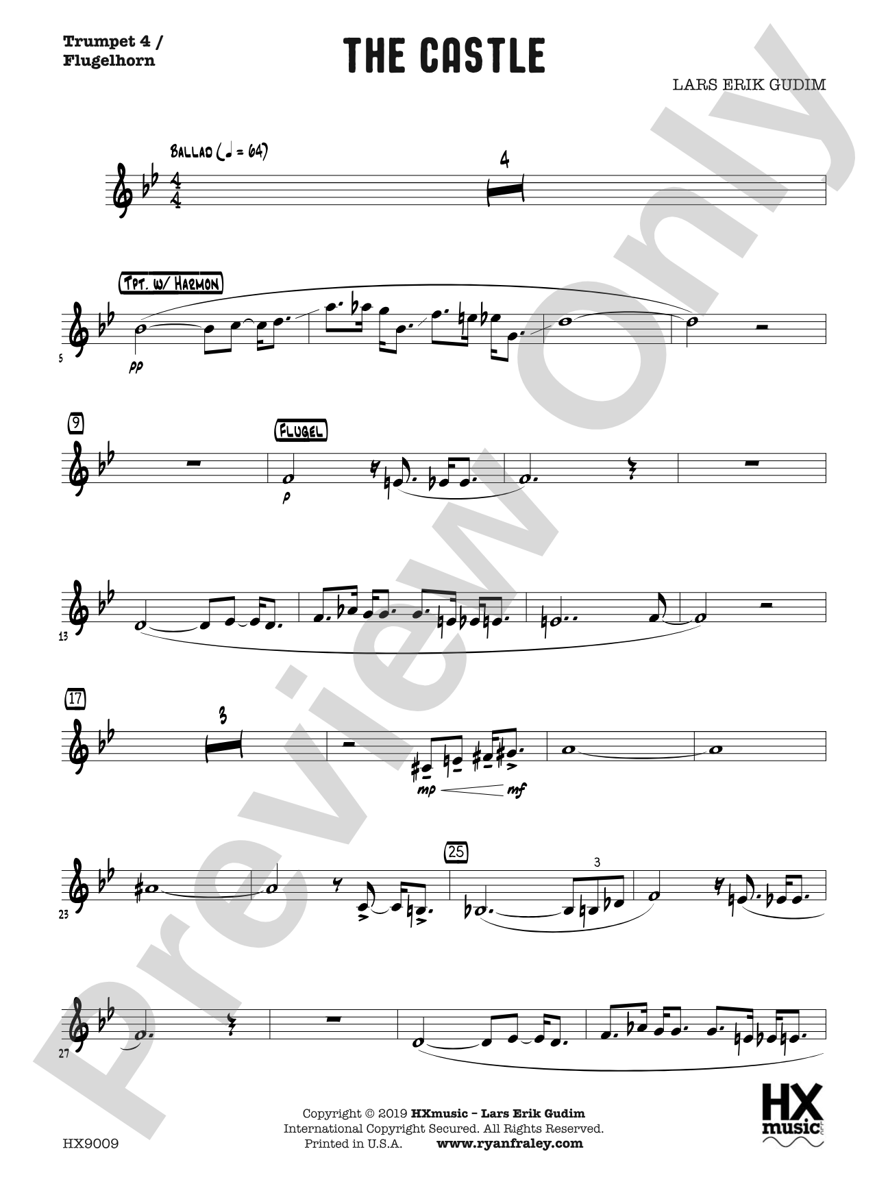 The Castle: B-flat Trumpet 4 / Flugelhorn