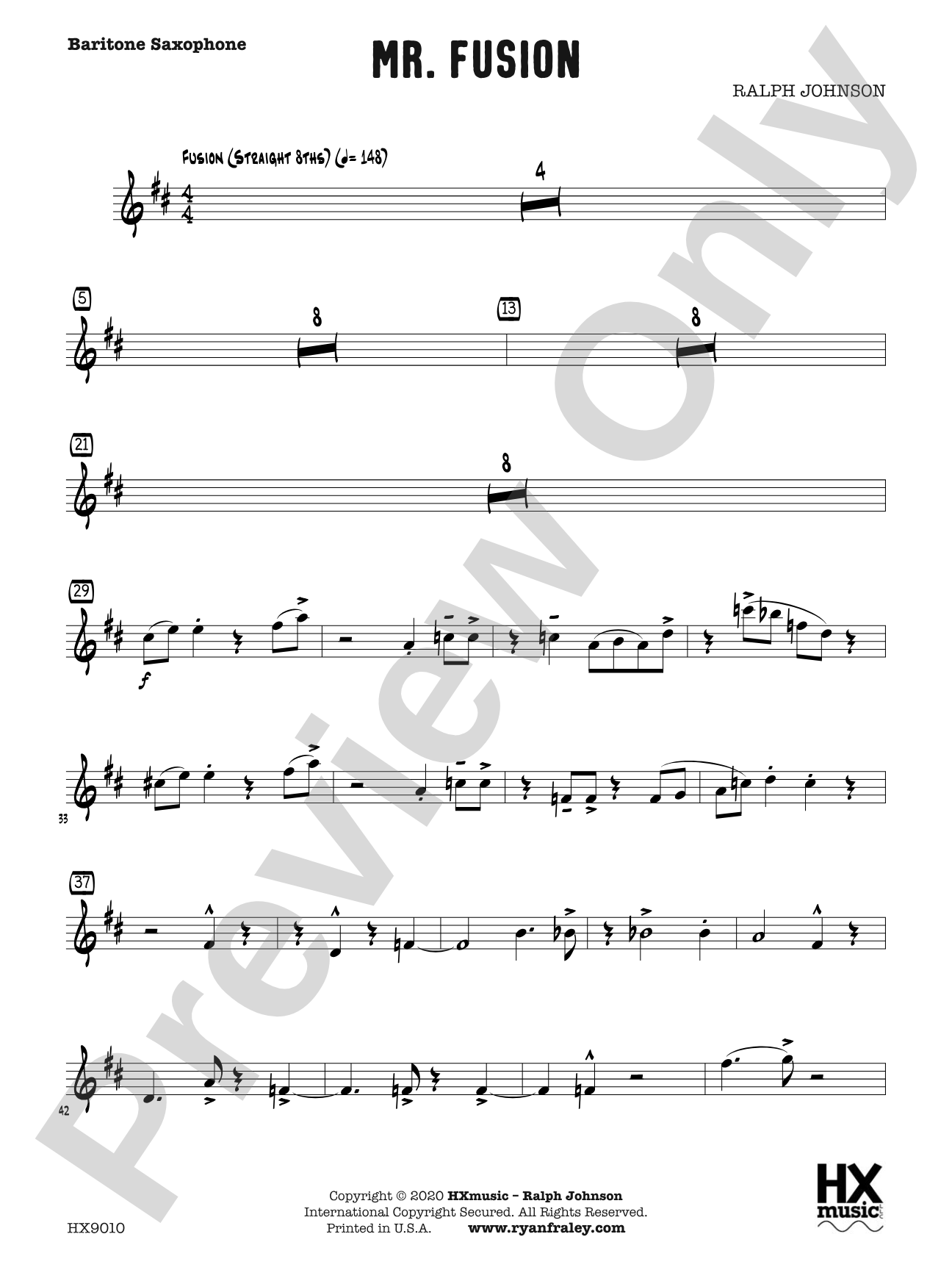 Mr. Fusion: E-flat Baritone Saxophone