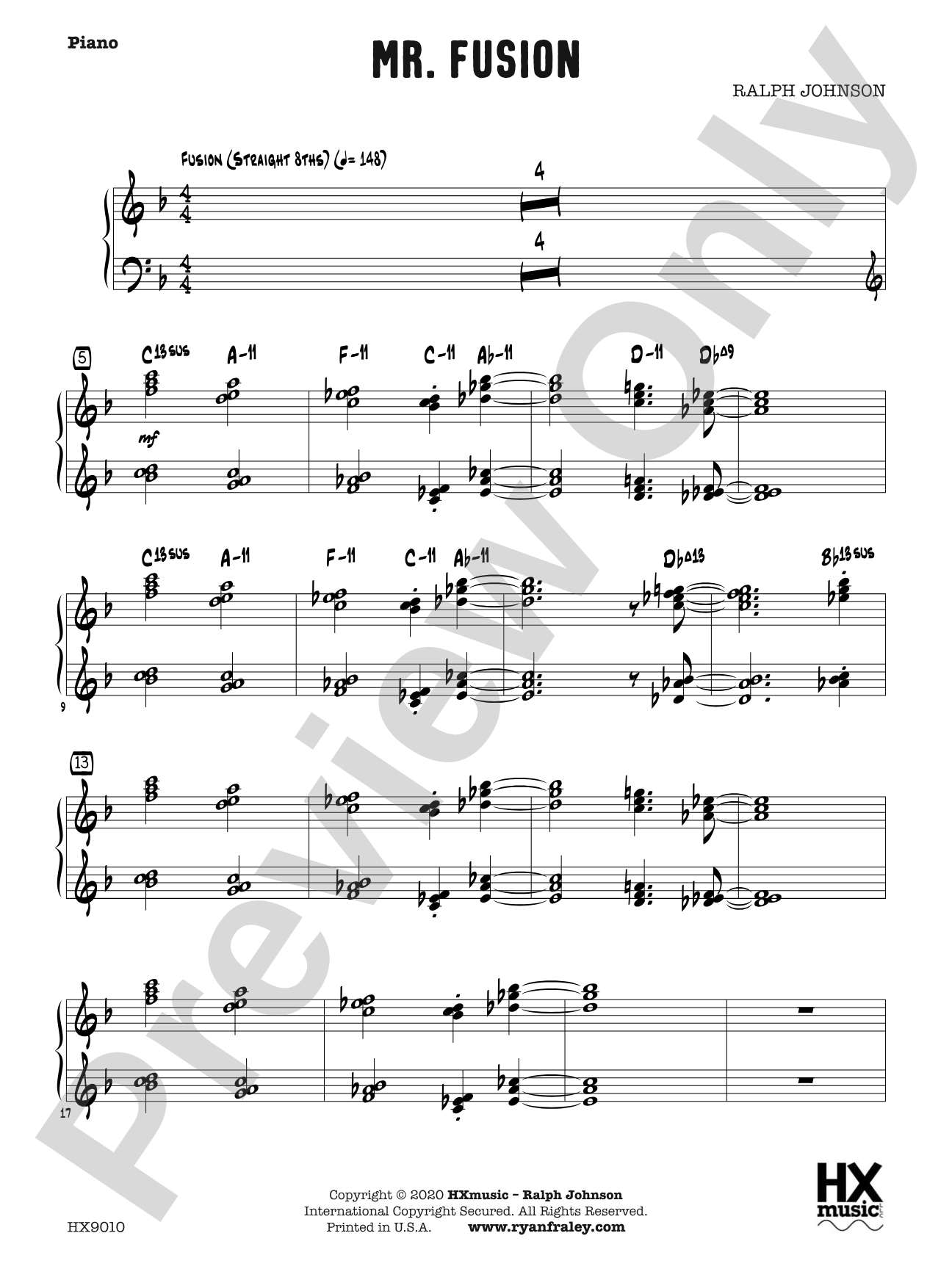 Mr. Fusion: Piano