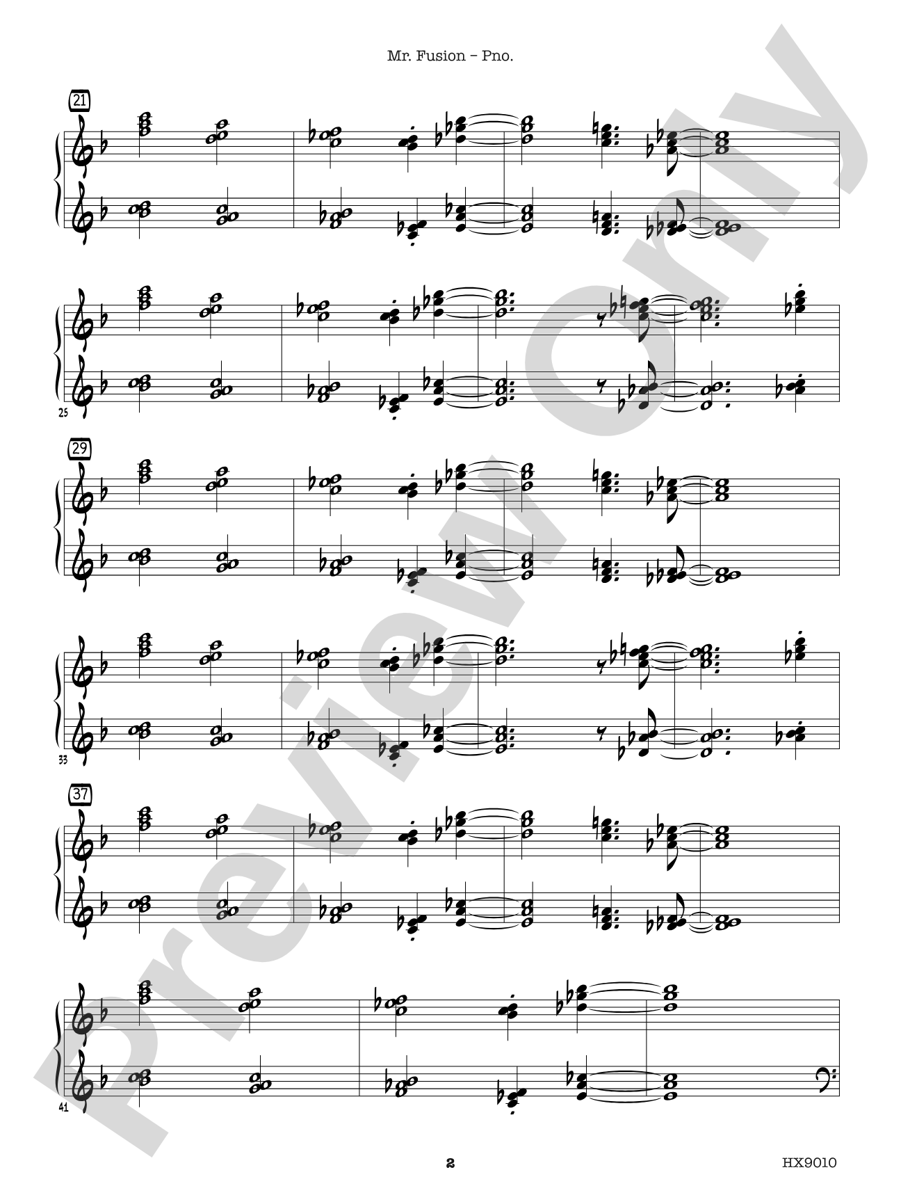 Mr. Fusion: Piano