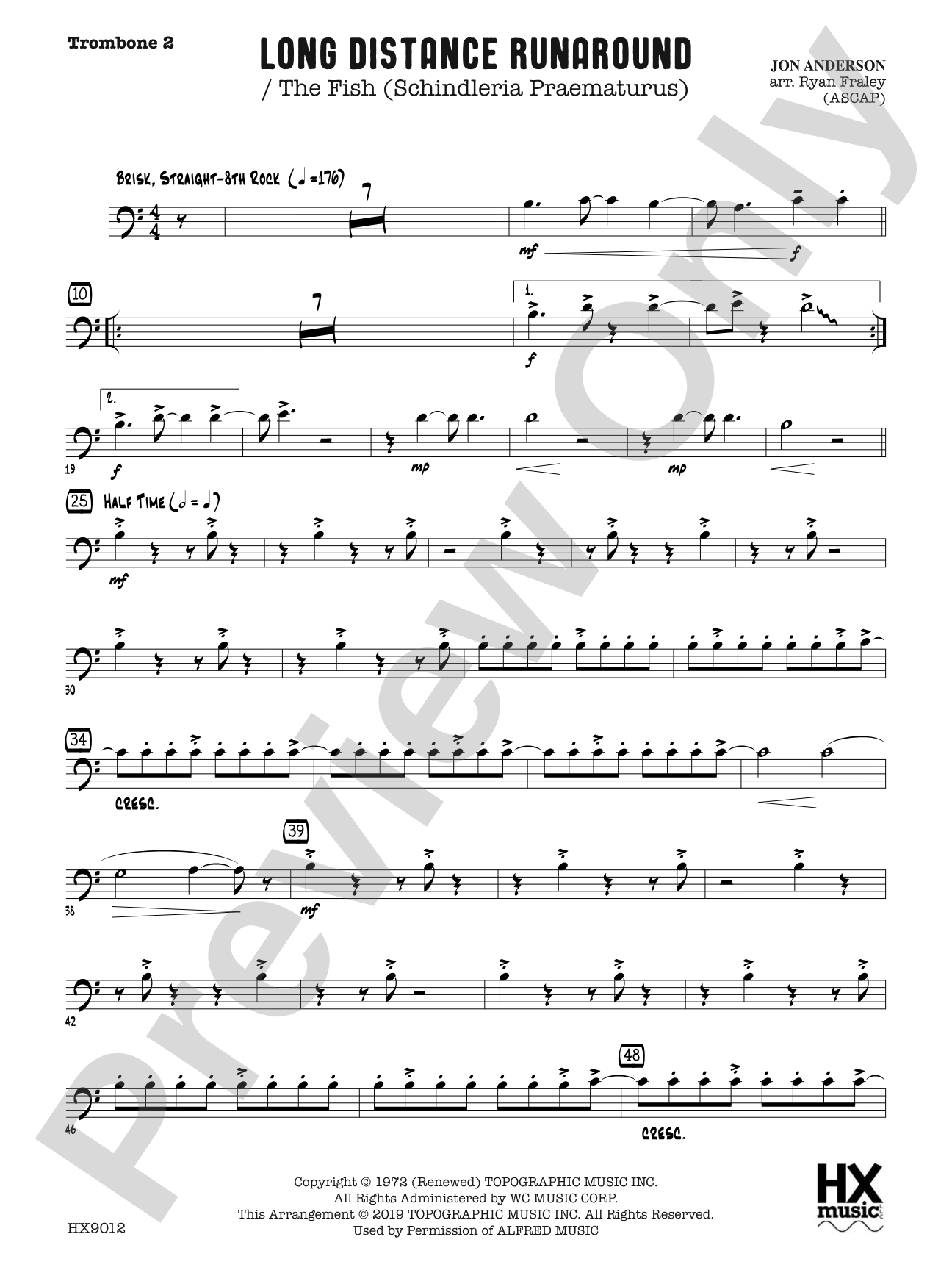 Long Distance Runaround: Trombone 2