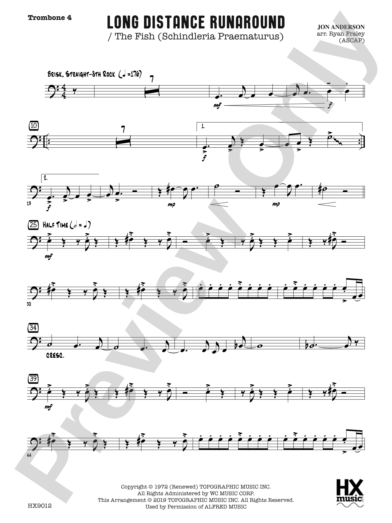 Long Distance Runaround: Trombone 4