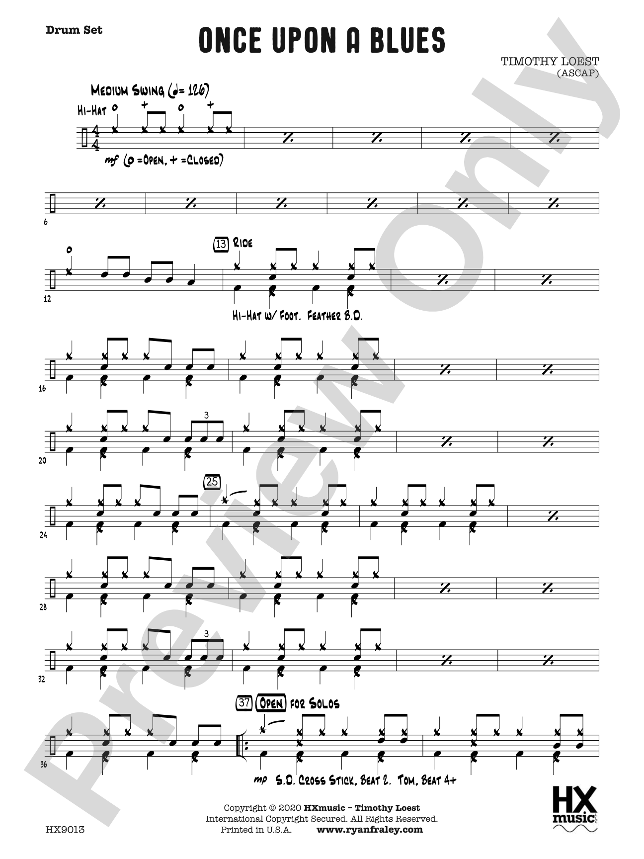Once Upon a Blues: Drum Set