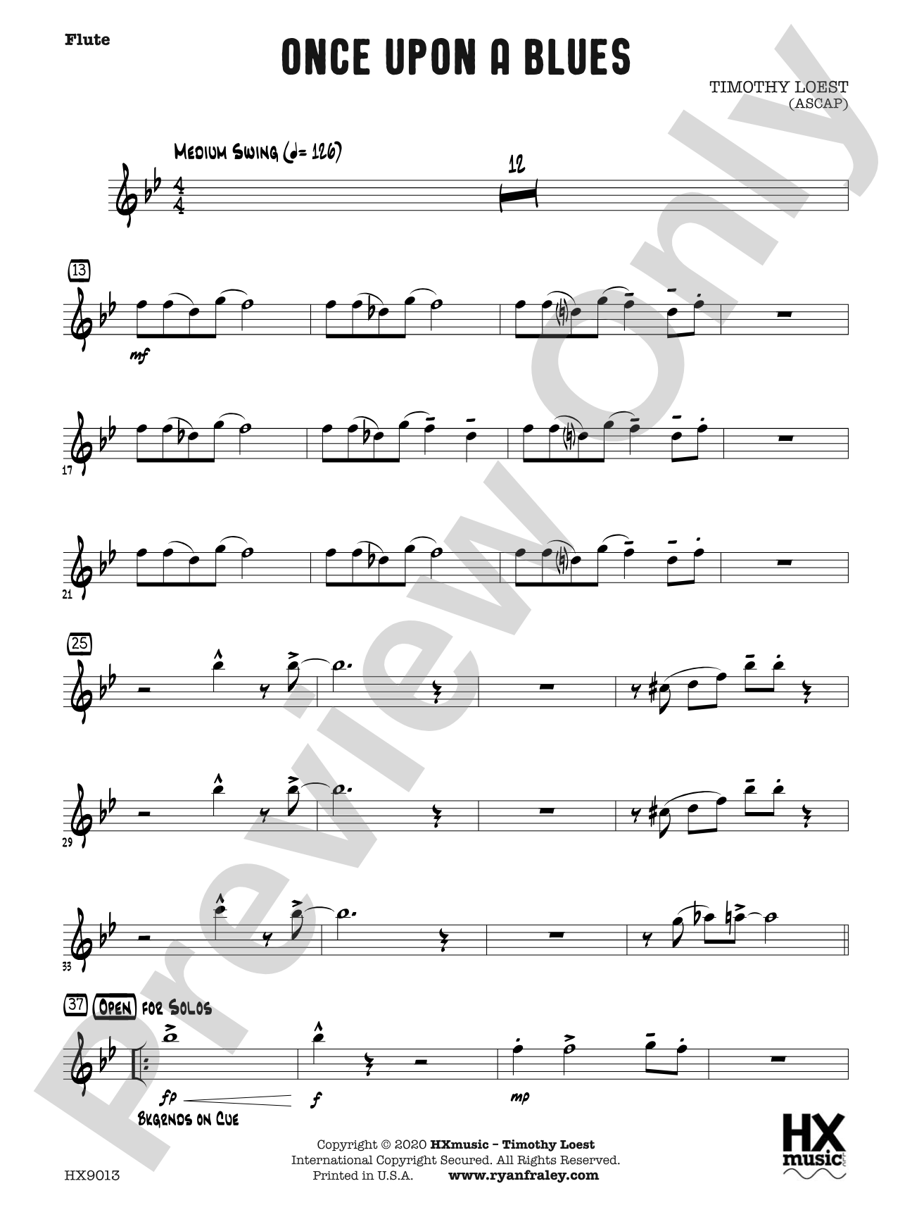 Once Upon a Blues: Flute