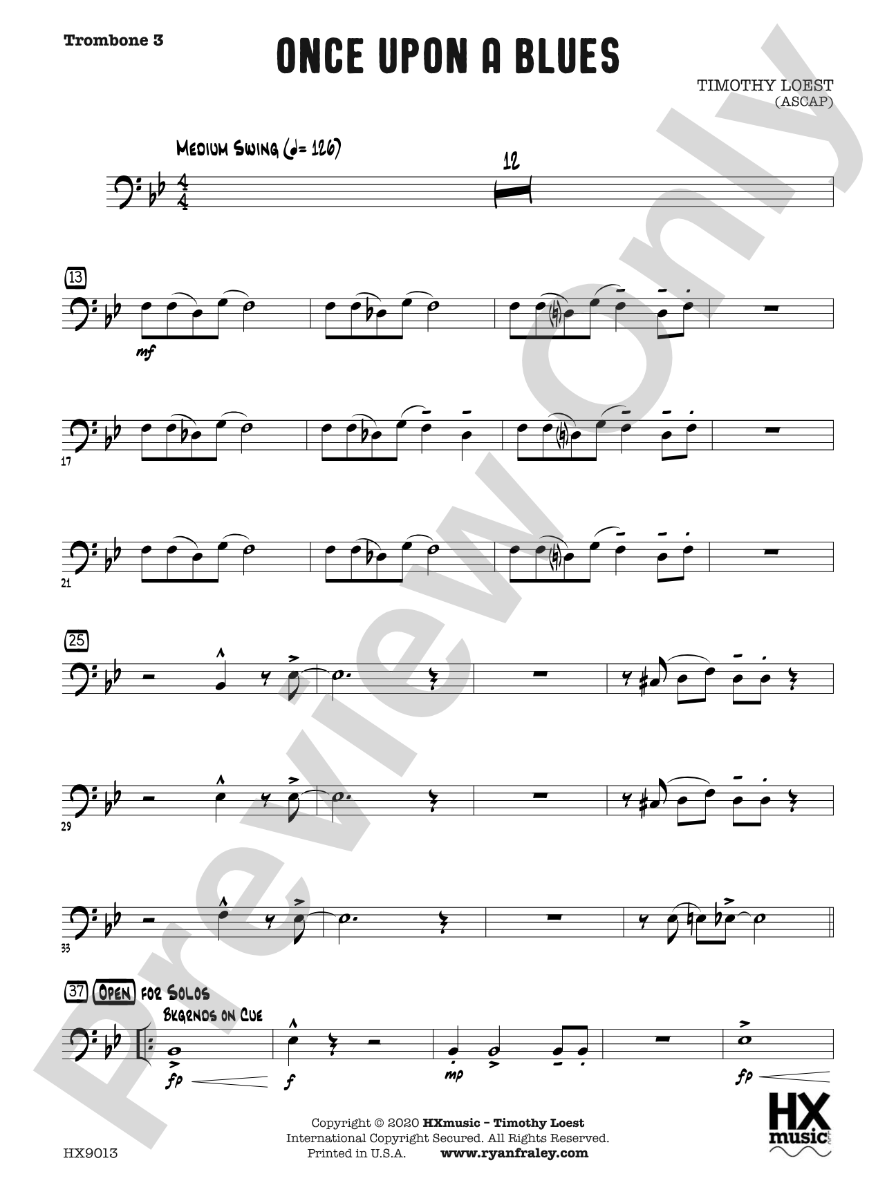 Once Upon a Blues: Trombone 3