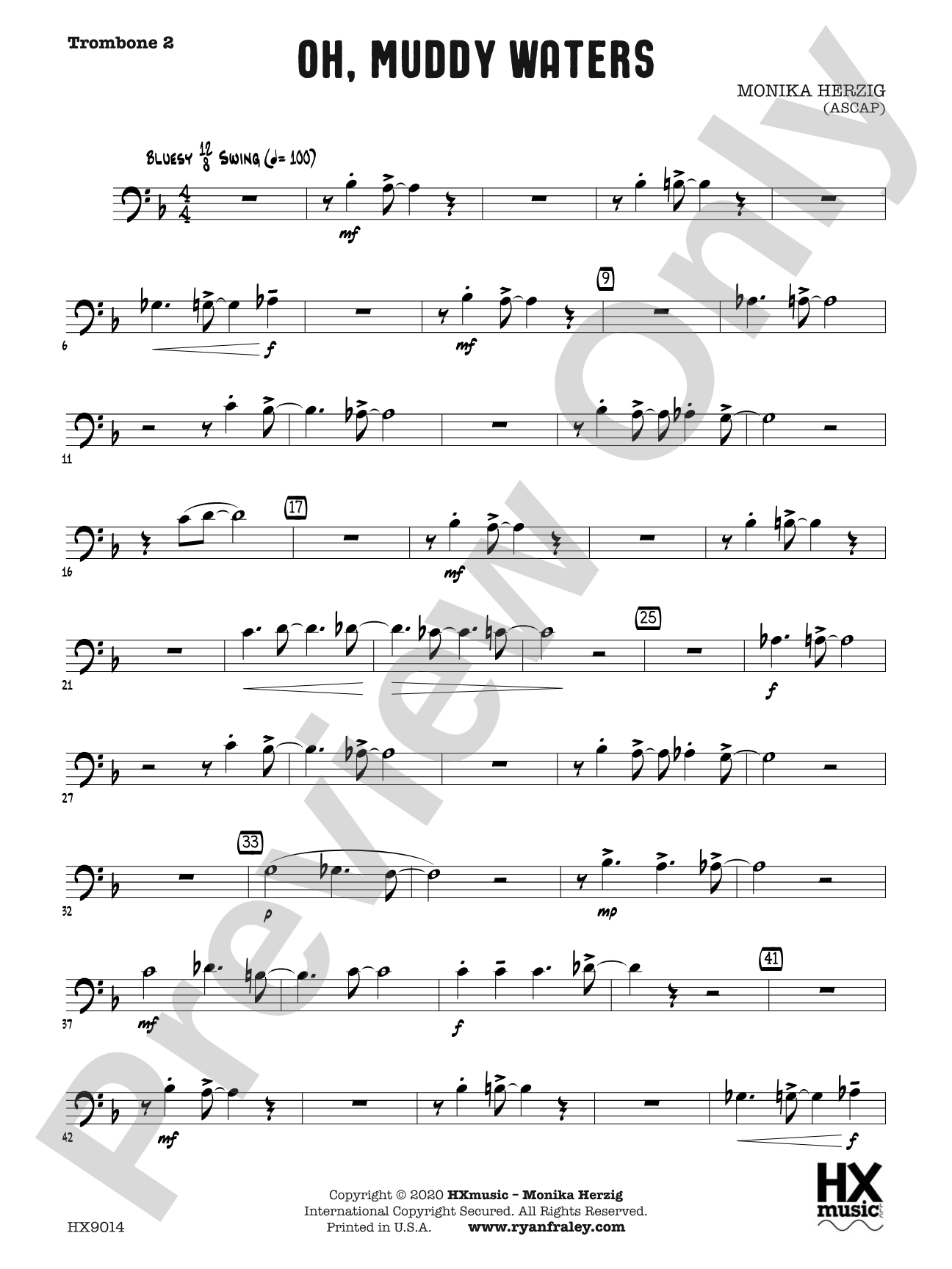 Oh, Muddy Waters: Trombone 2