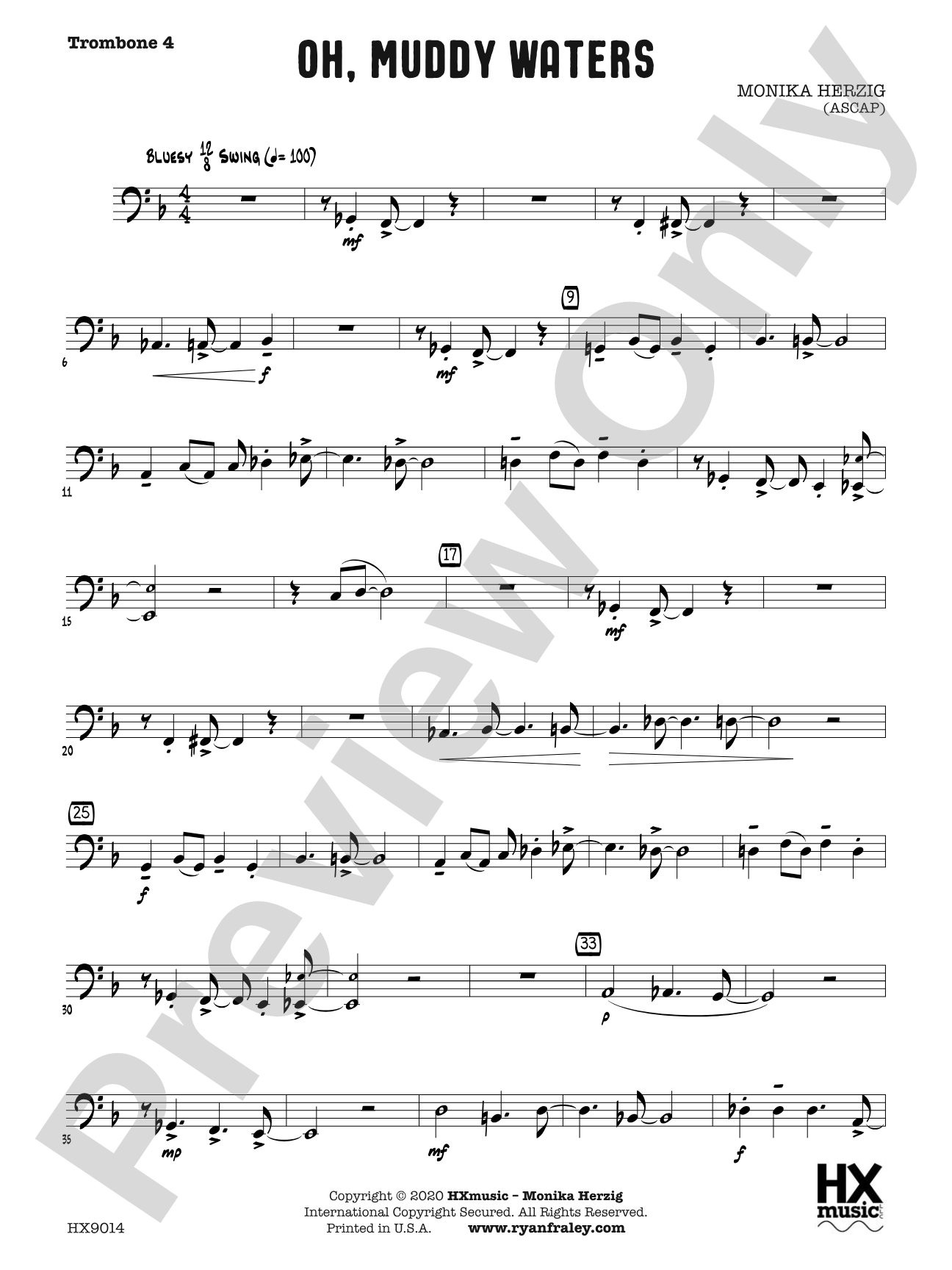 Oh, Muddy Waters: Trombone 4