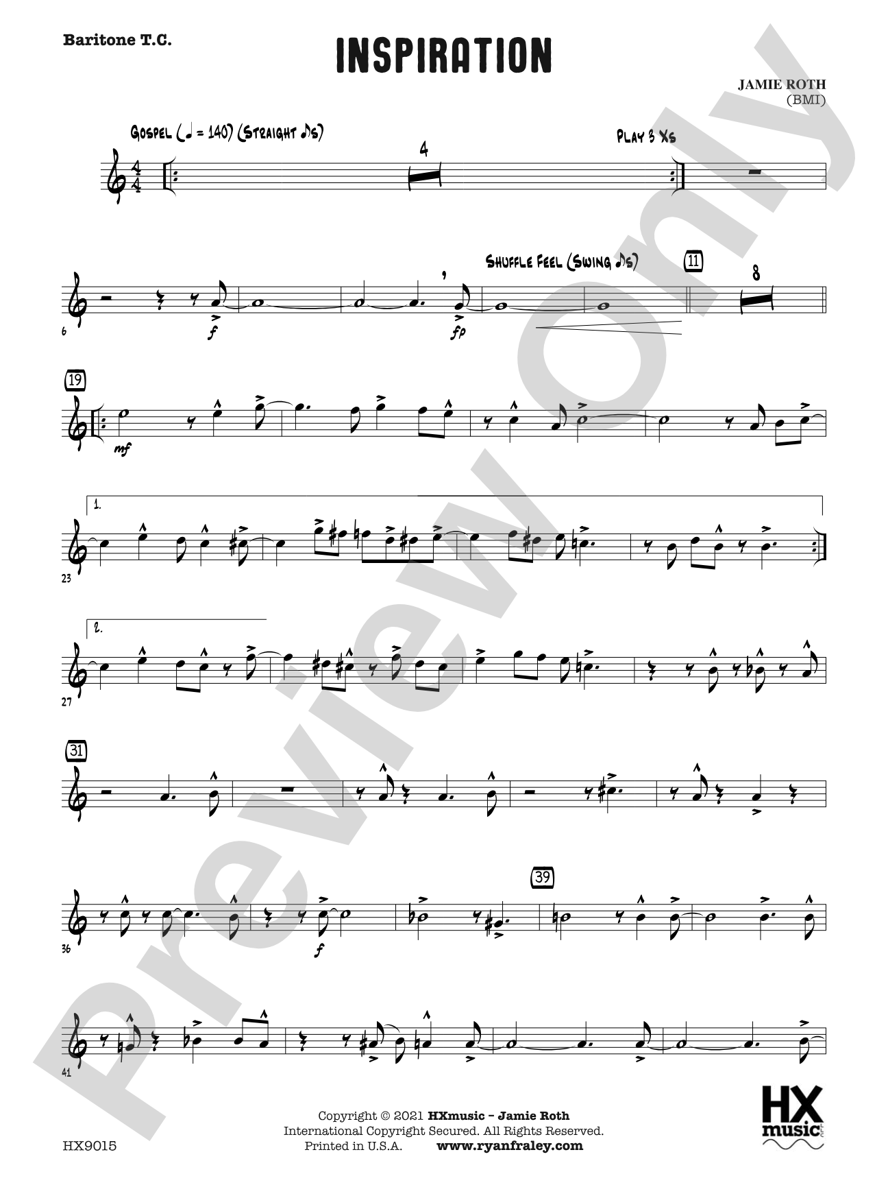 Inspiration: B-flat Baritone T.C.