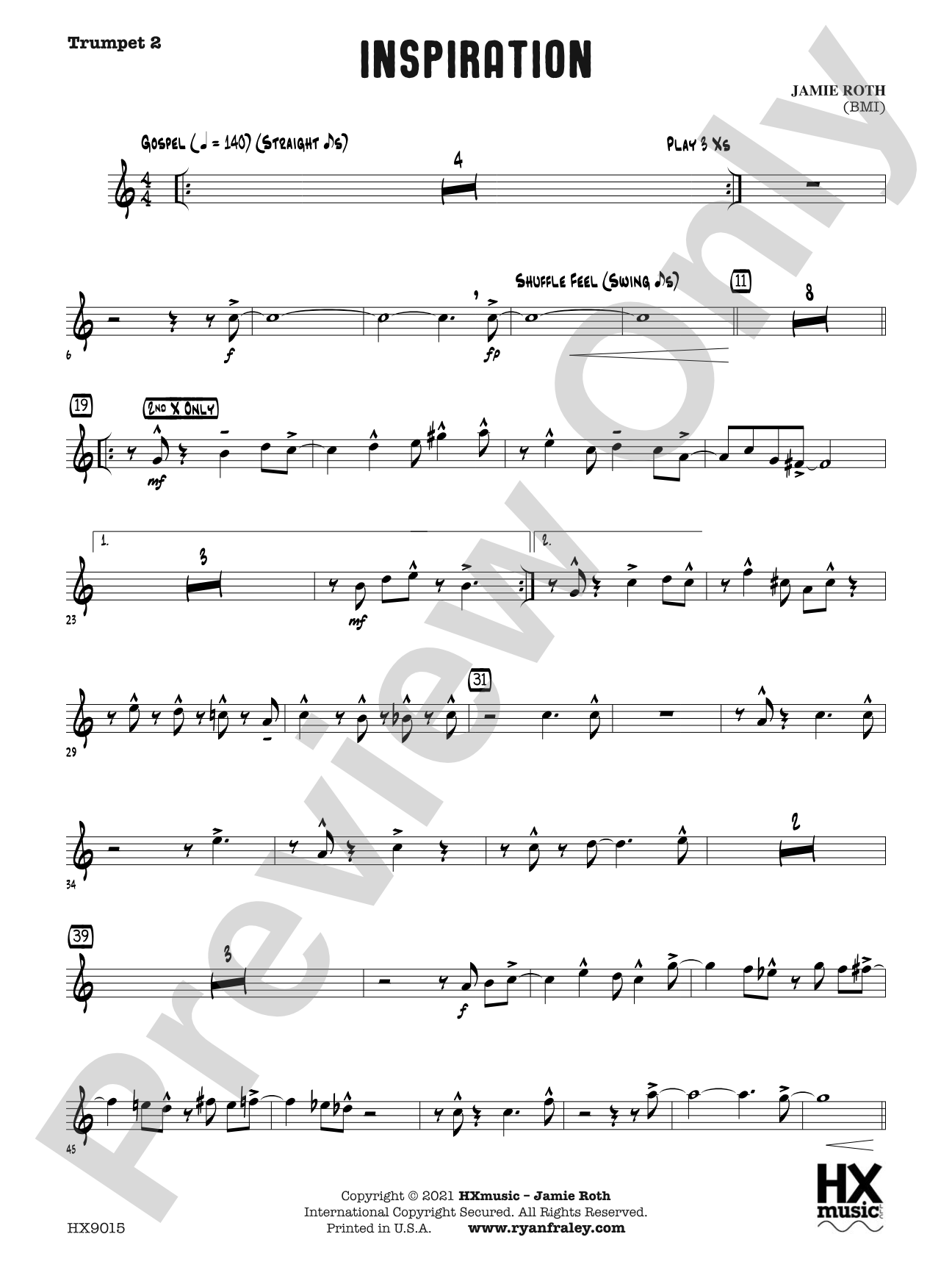 Inspiration: B-flat Trumpet 2