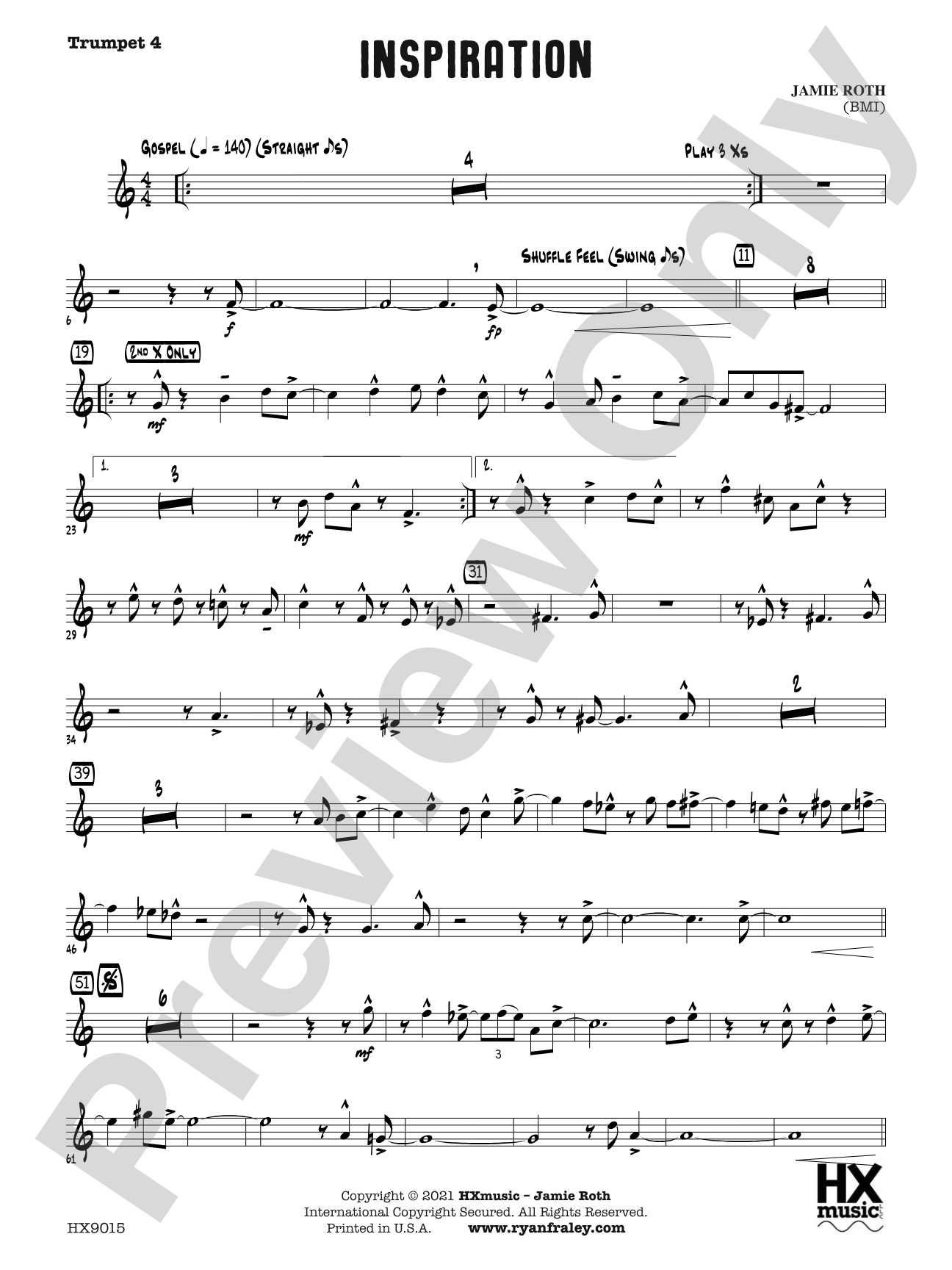 Inspiration: B-flat Trumpet 4