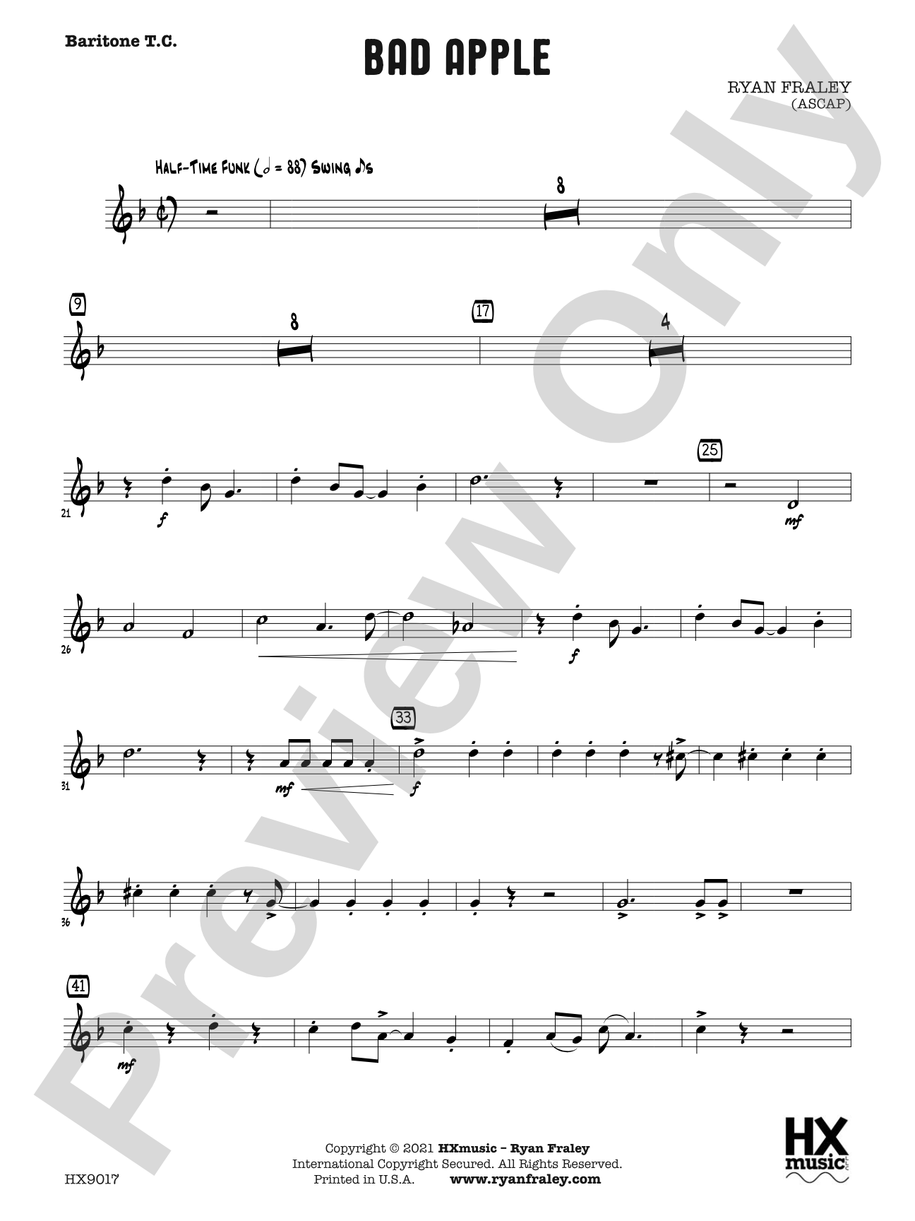 Bad Apple: B-flat Baritone T.C.