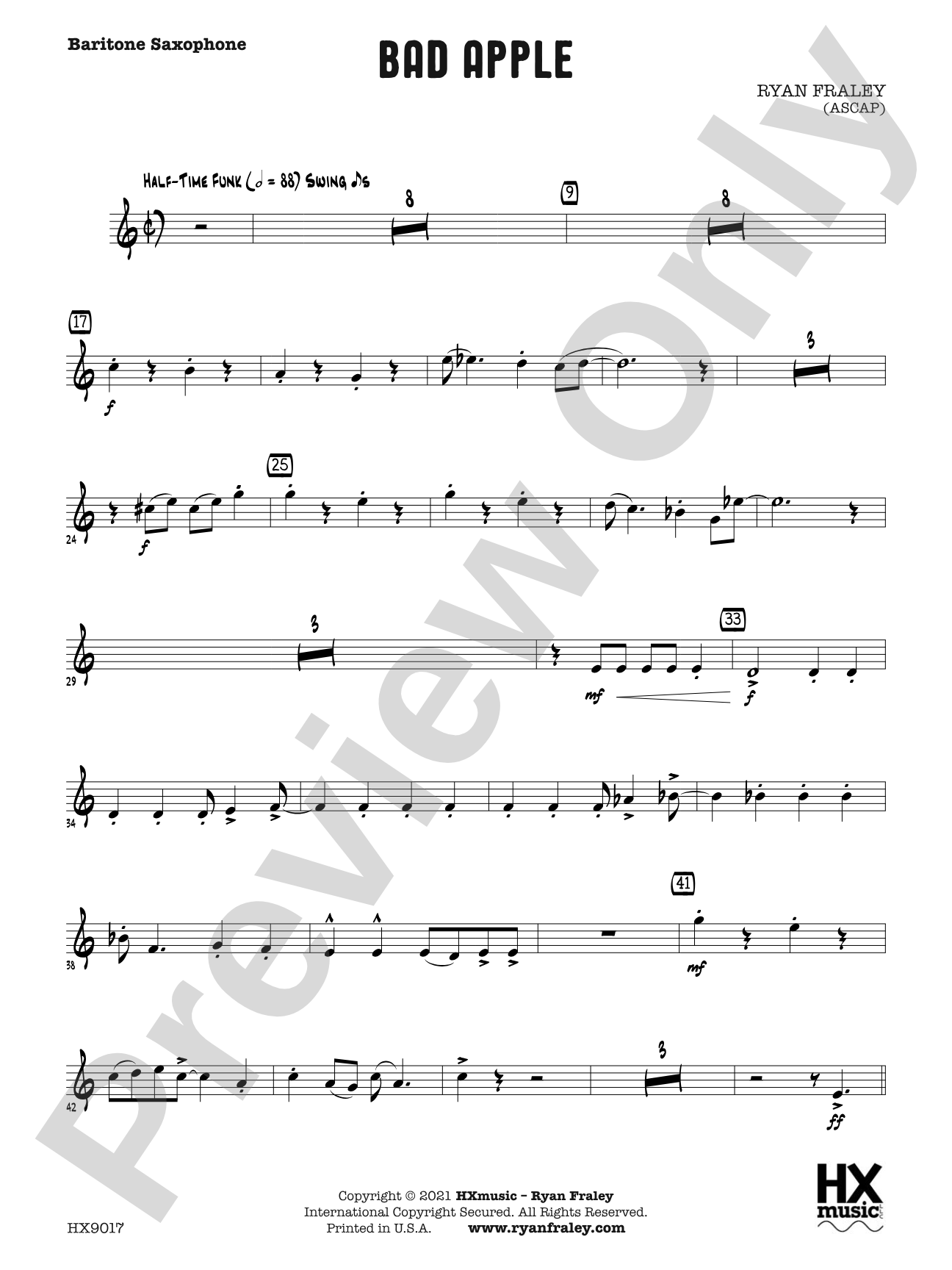 Bad Apple: E-flat Baritone Saxophone