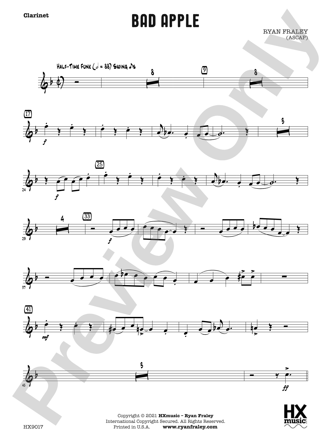 Bad Apple: B-flat Clarinet