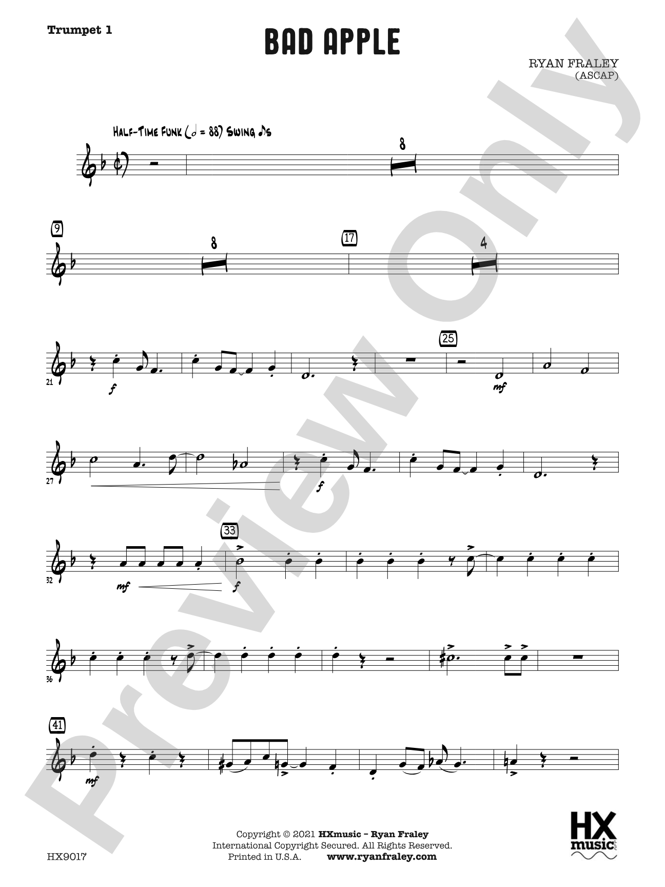 Bad Apple: B-flat Trumpet 1