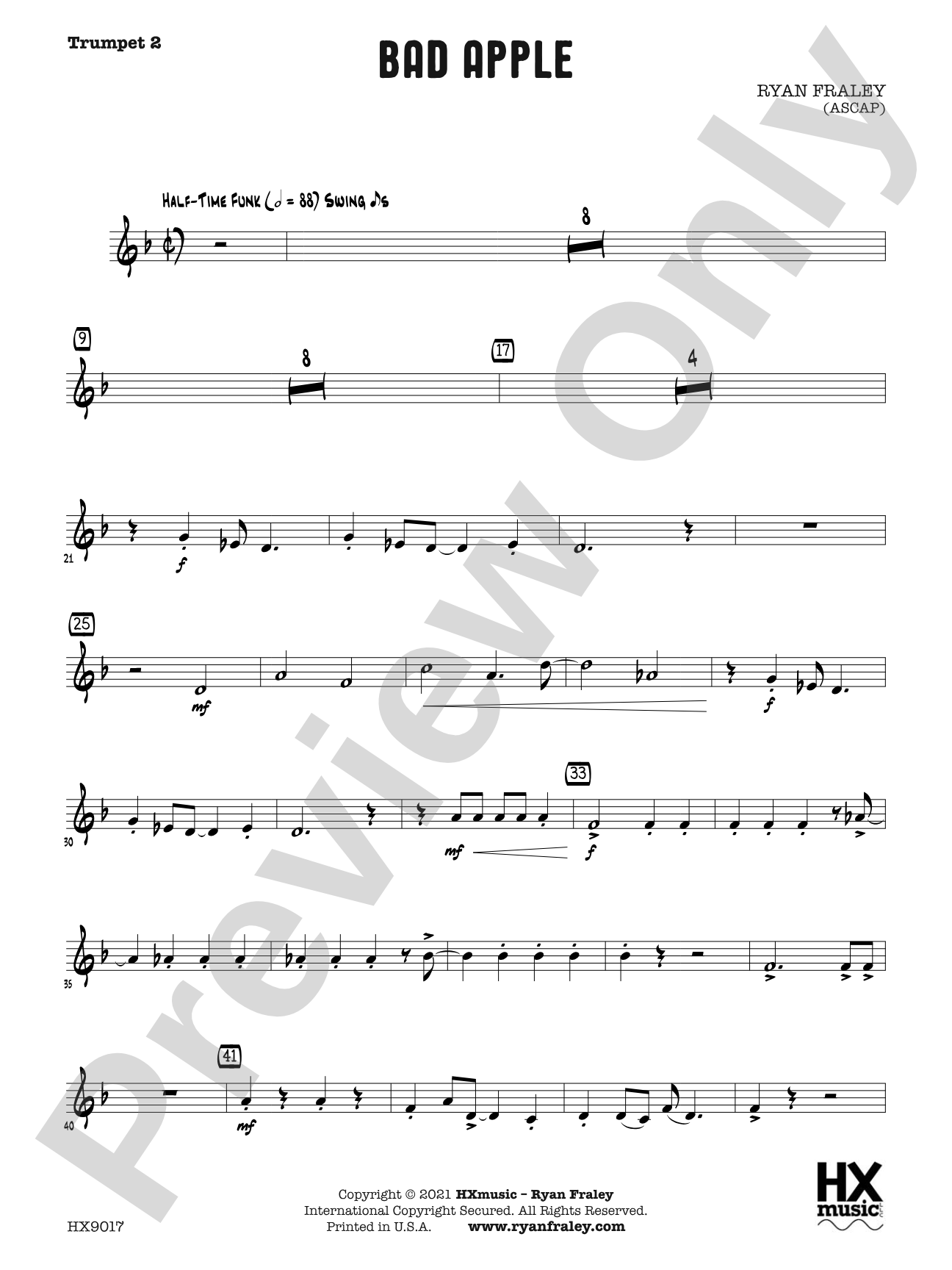 Bad Apple: B-flat Trumpet 2