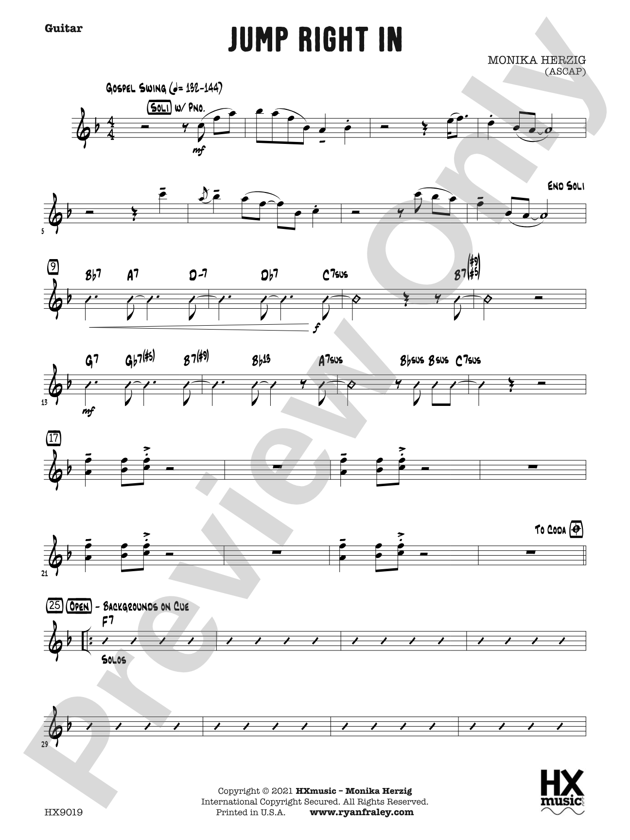 Jump Right In: Guitar