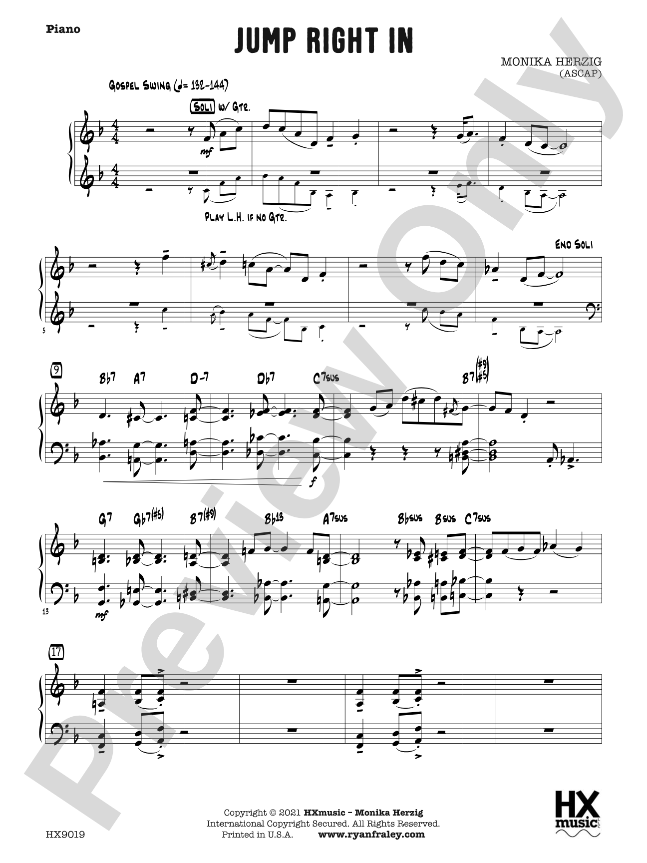 Jump Right In: Piano