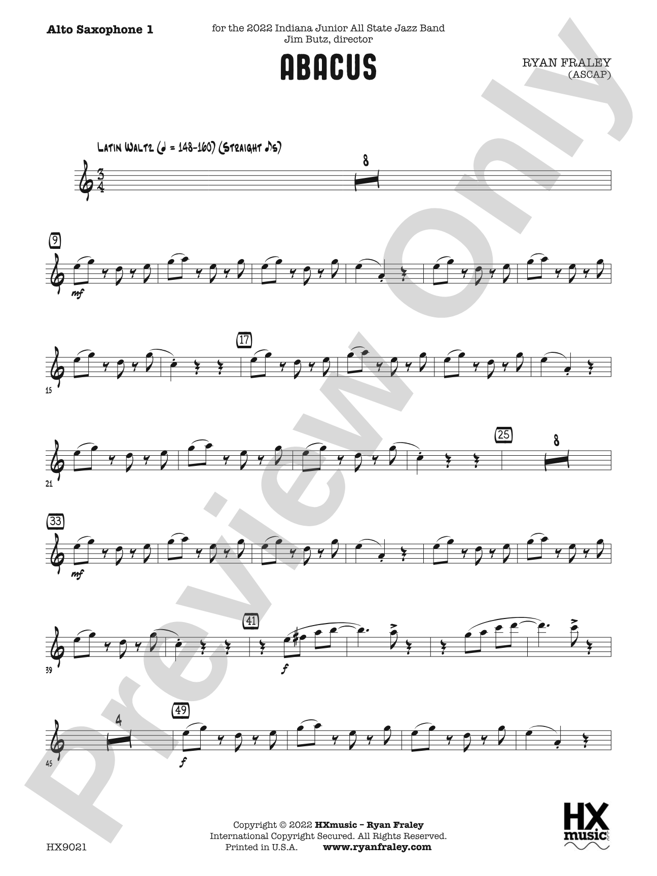 Abacus: E-flat Alto Saxophone 1