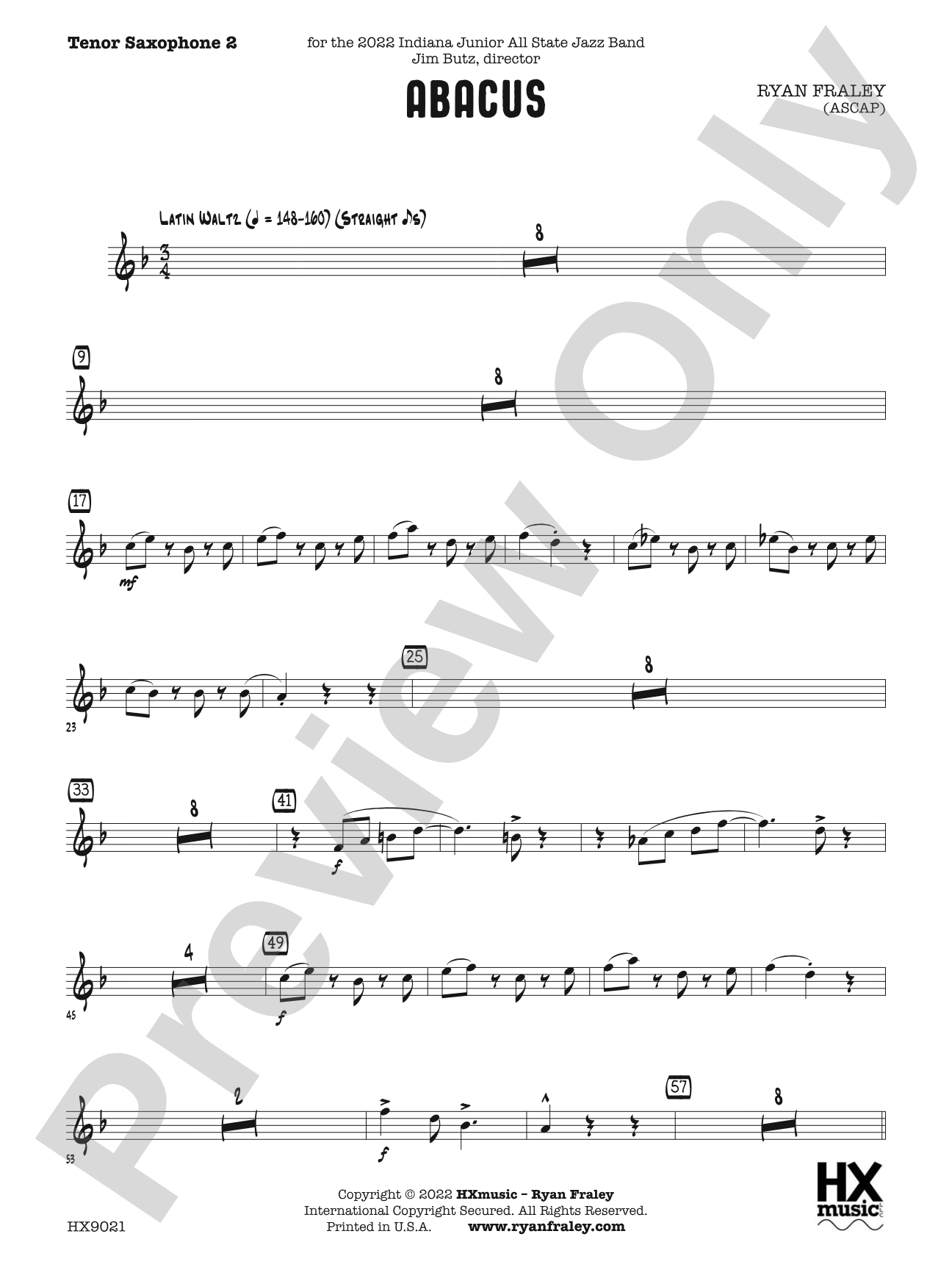 Abacus: B-flat Tenor Saxophone 2