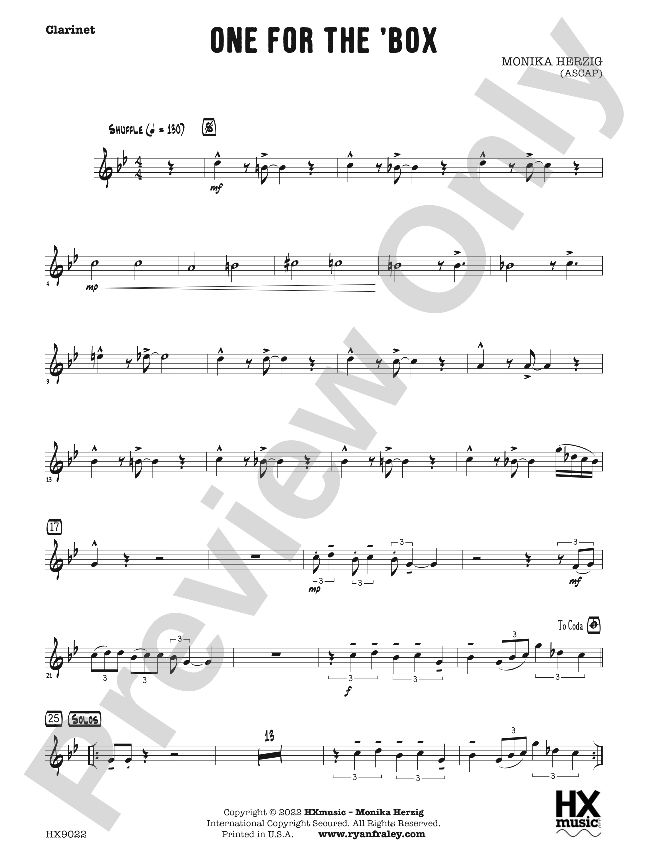 One for the 'Box: B-flat Clarinet
