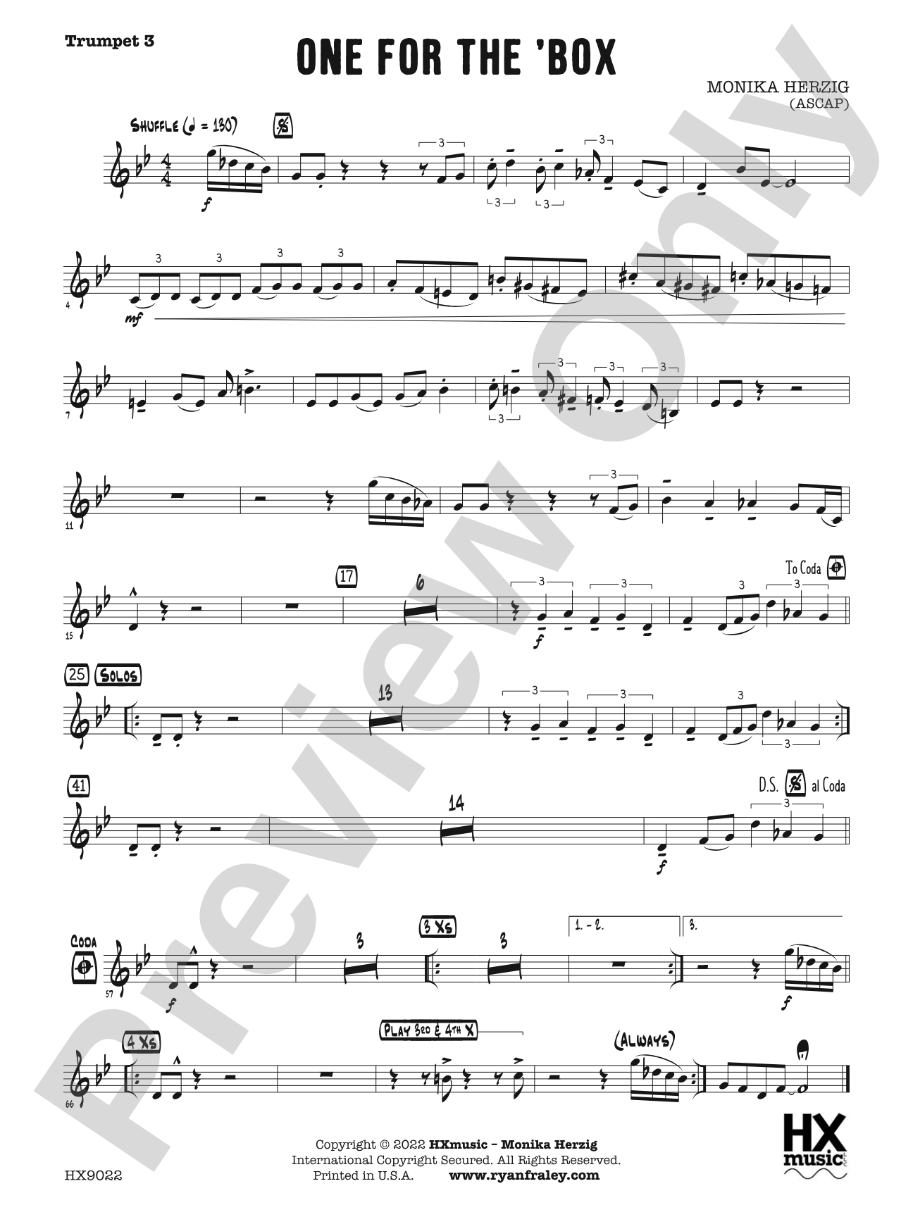 One for the 'Box: B-flat Trumpet 3