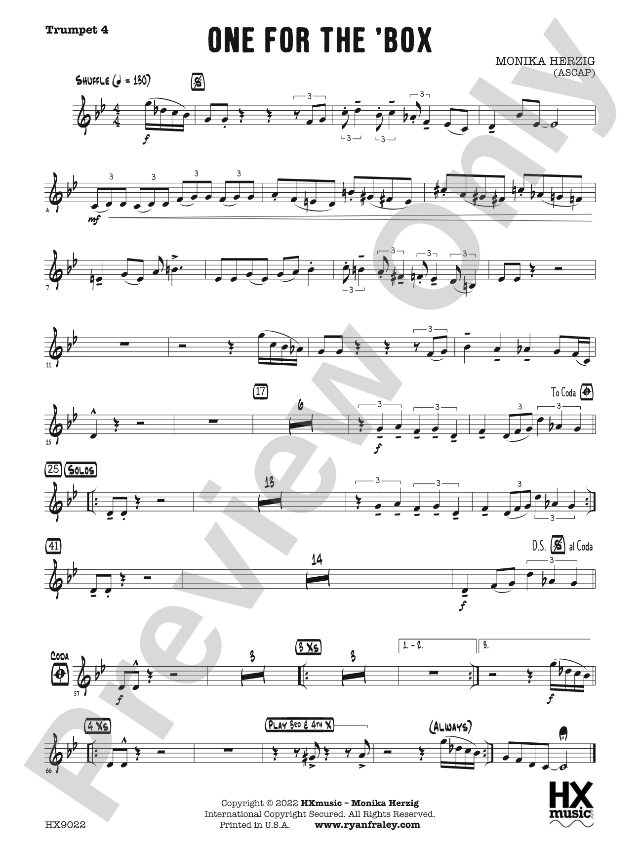 One for the 'Box: B-flat Trumpet 4