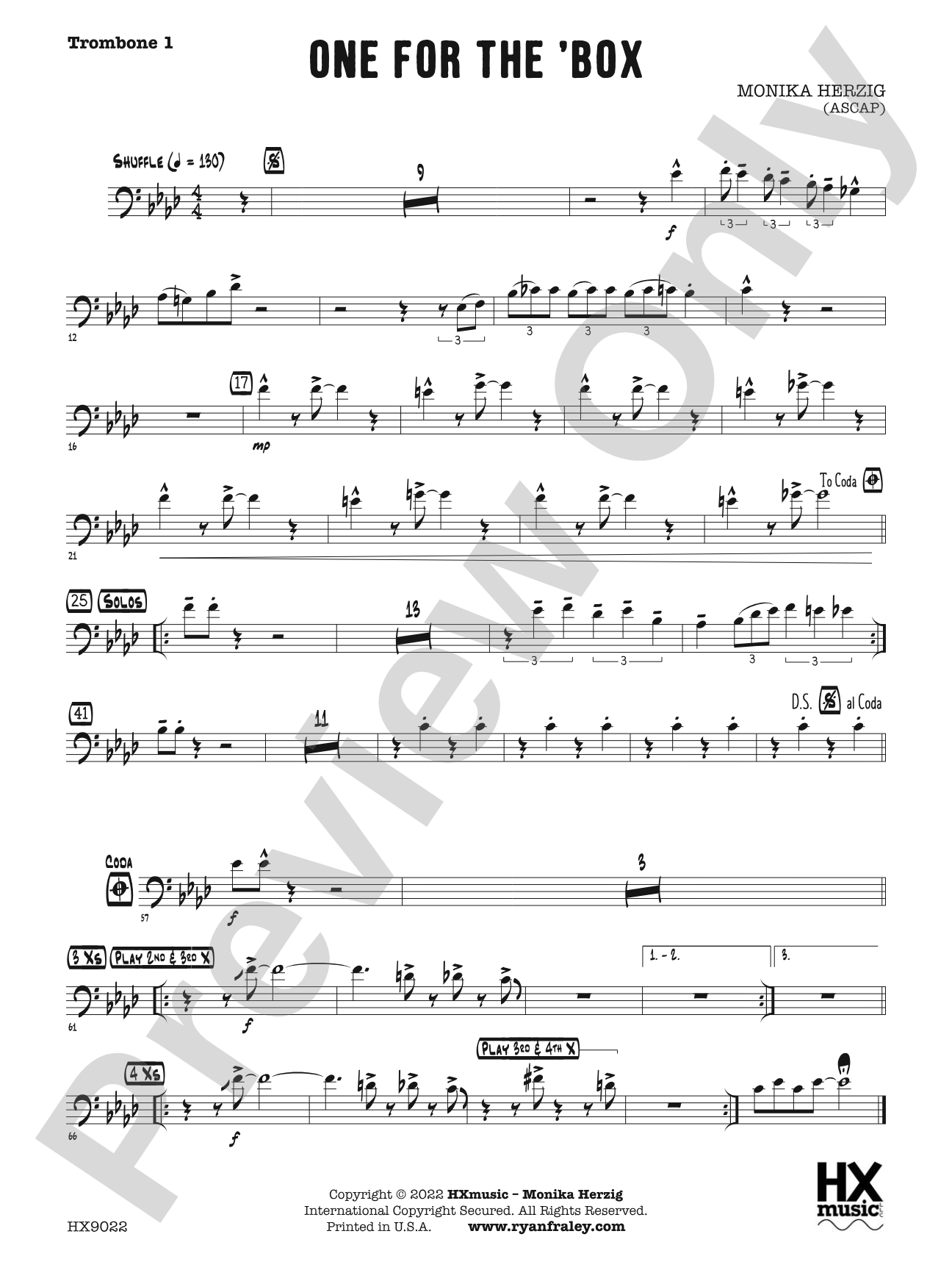 One for the 'Box: Trombone 1