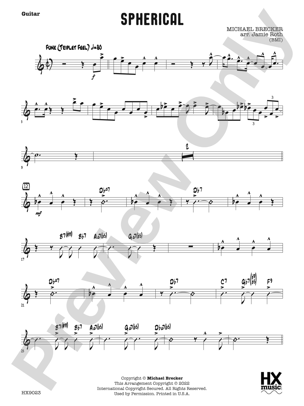 Spherical: Guitar