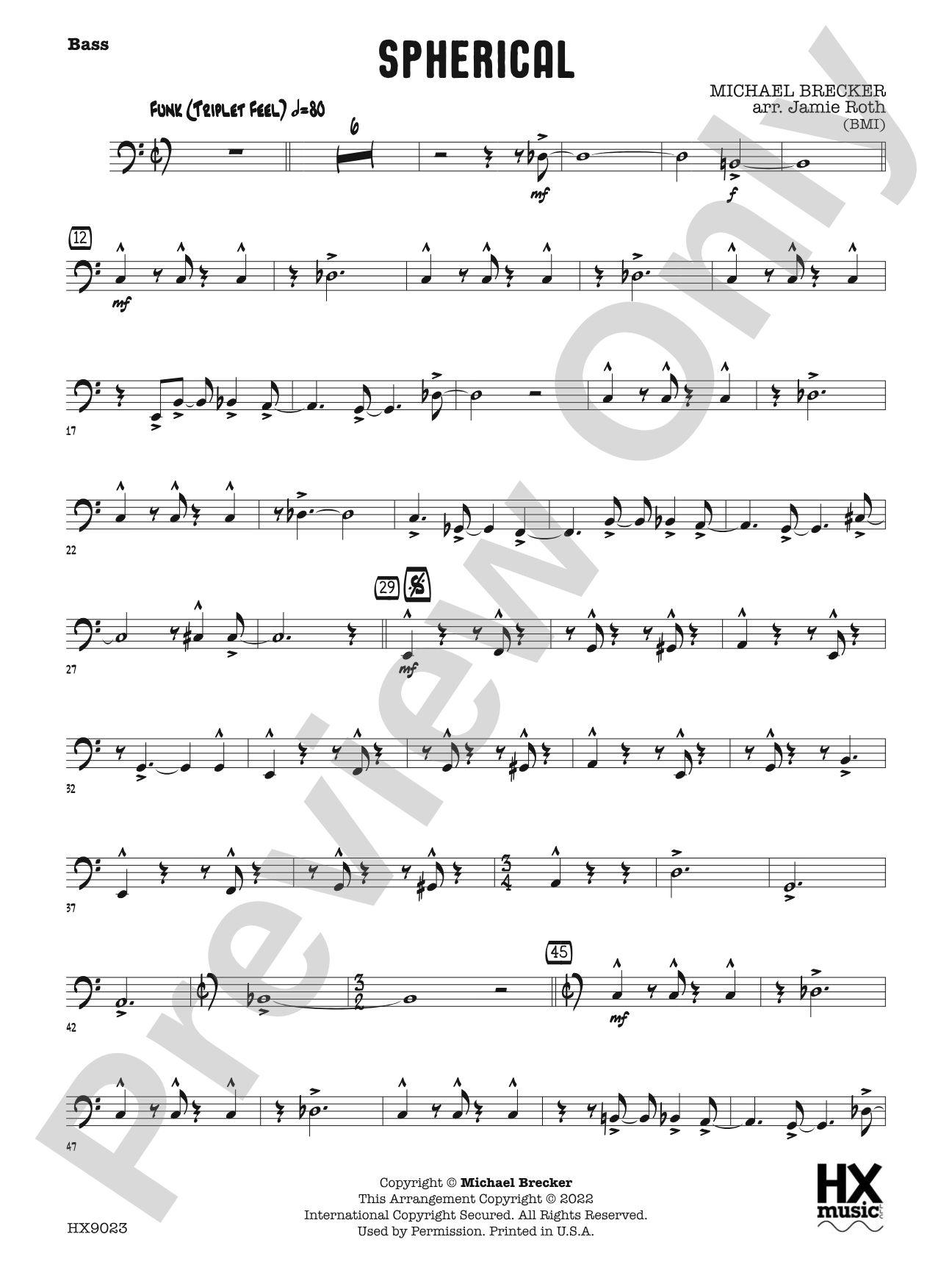 Spherical: Bass