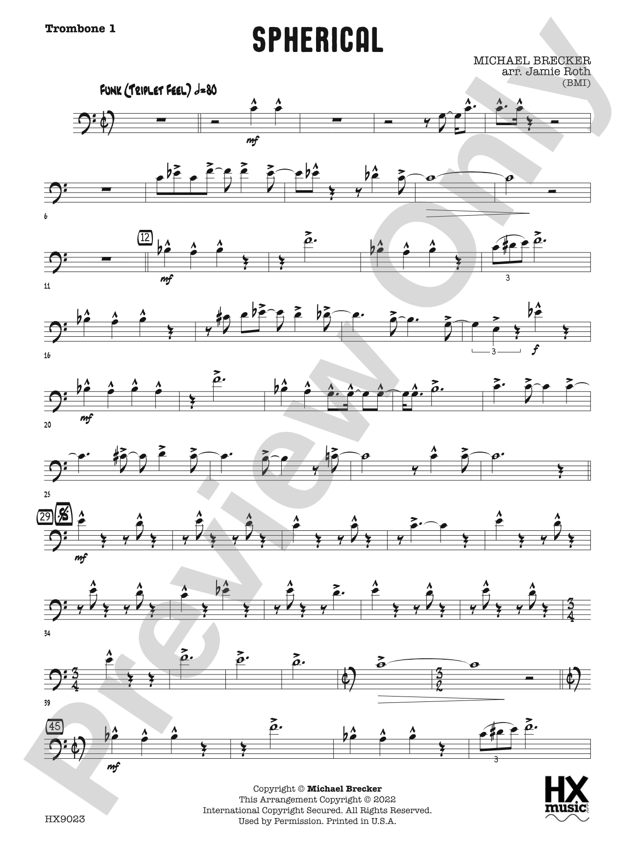 Spherical: Trombone 1