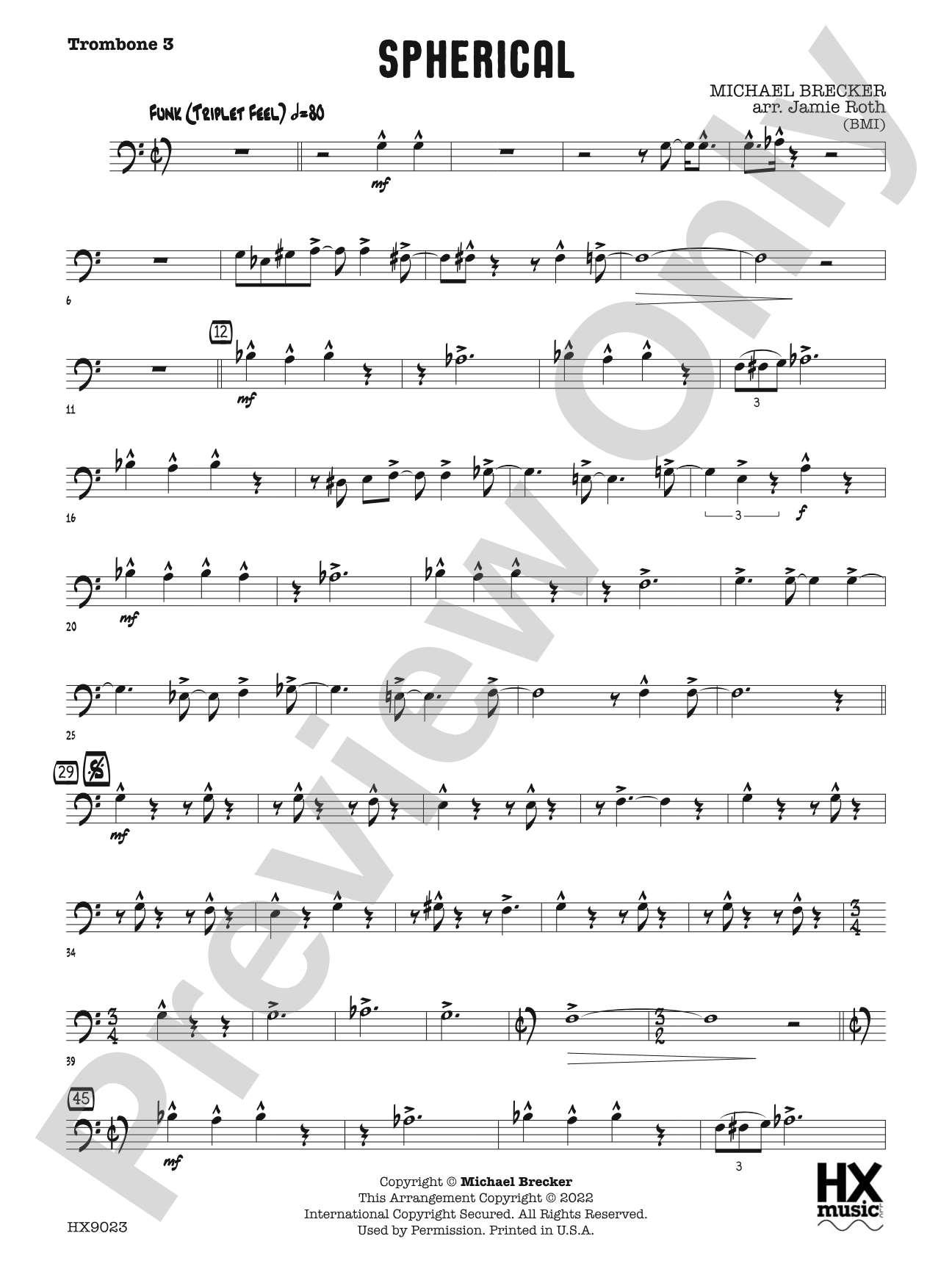 Spherical: Trombone 3