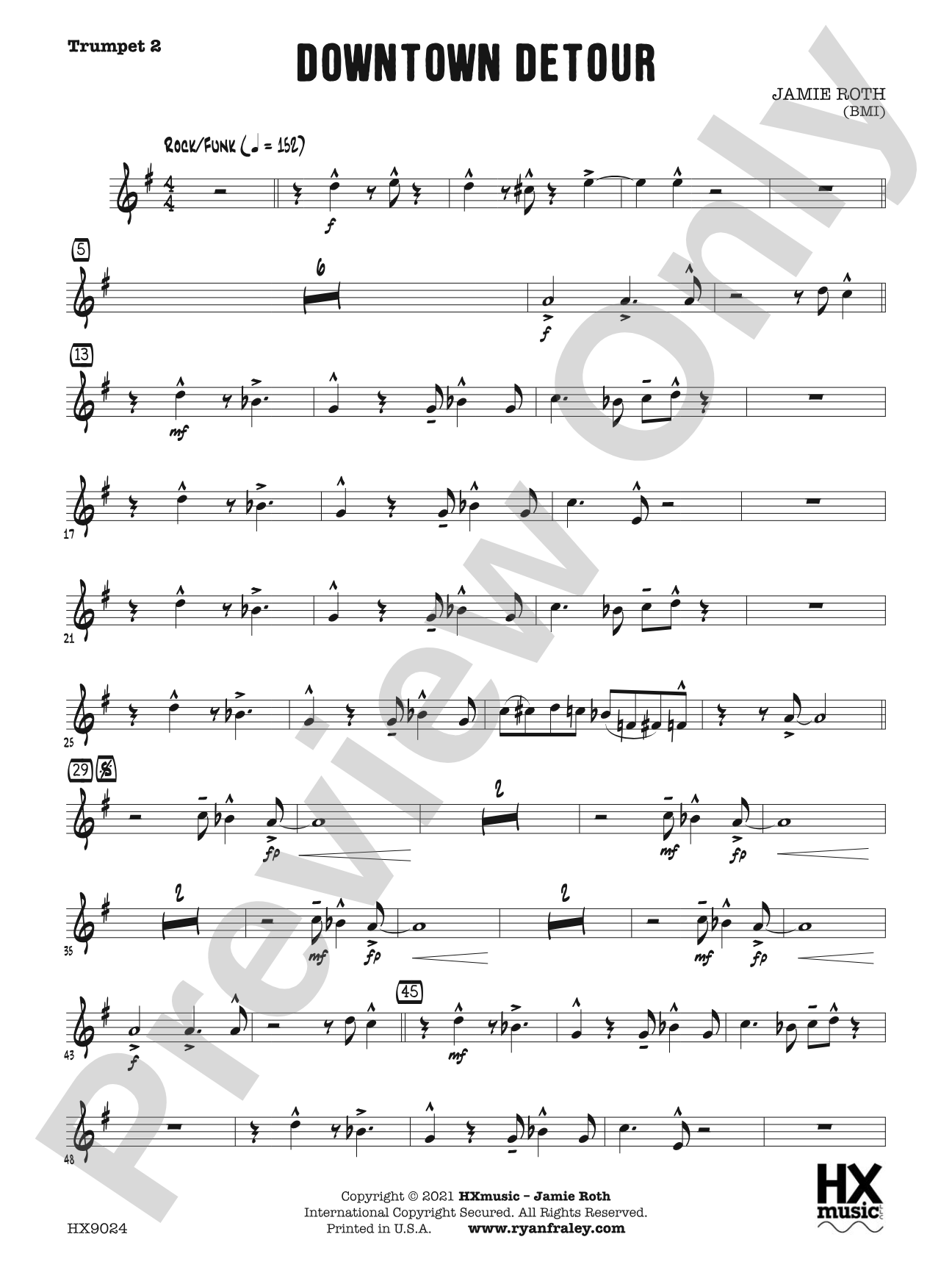 Downtown Detour: B-flat Trumpet 2