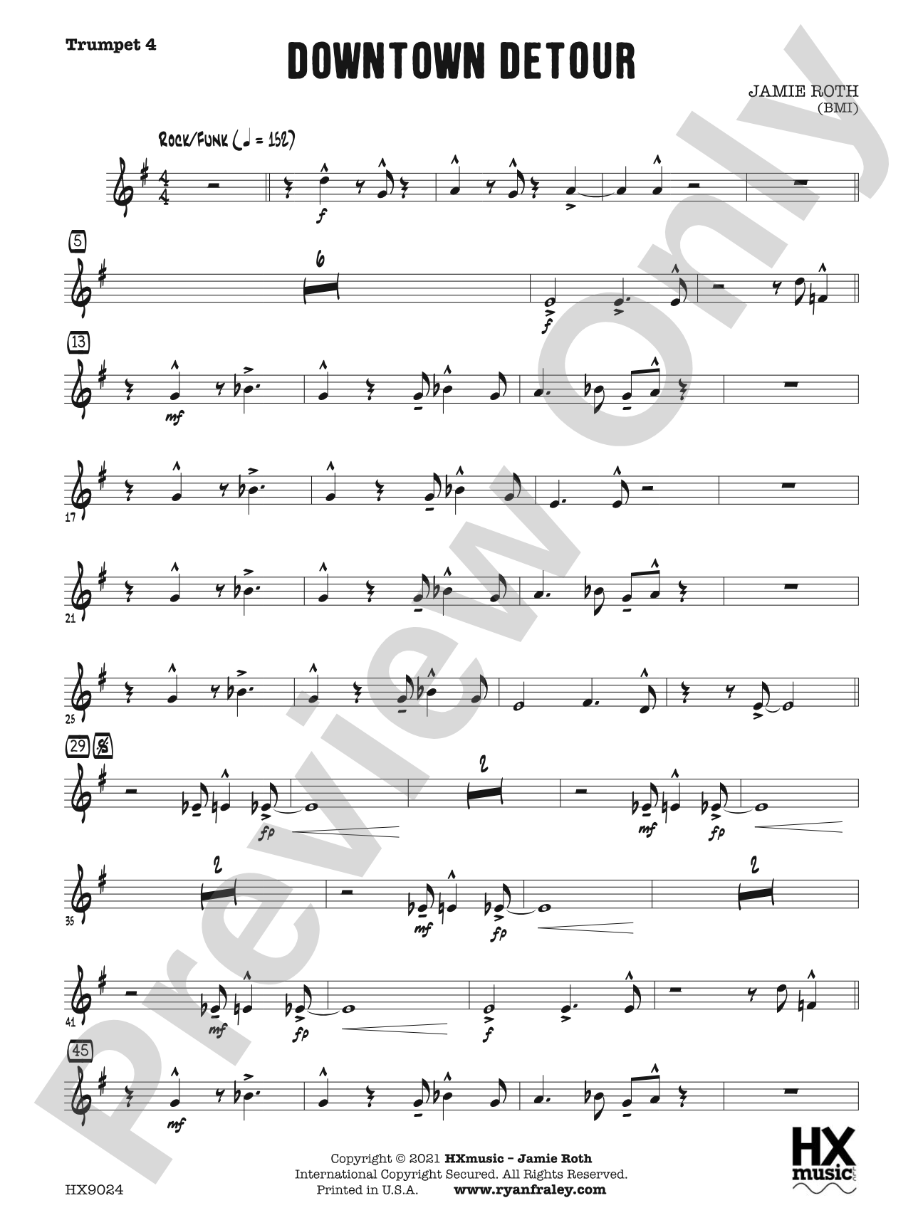 Downtown Detour: B-flat Trumpet 4