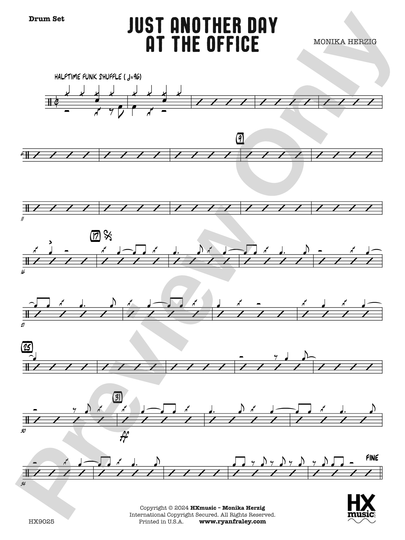 Just Another Day at the Office: Drum Setet