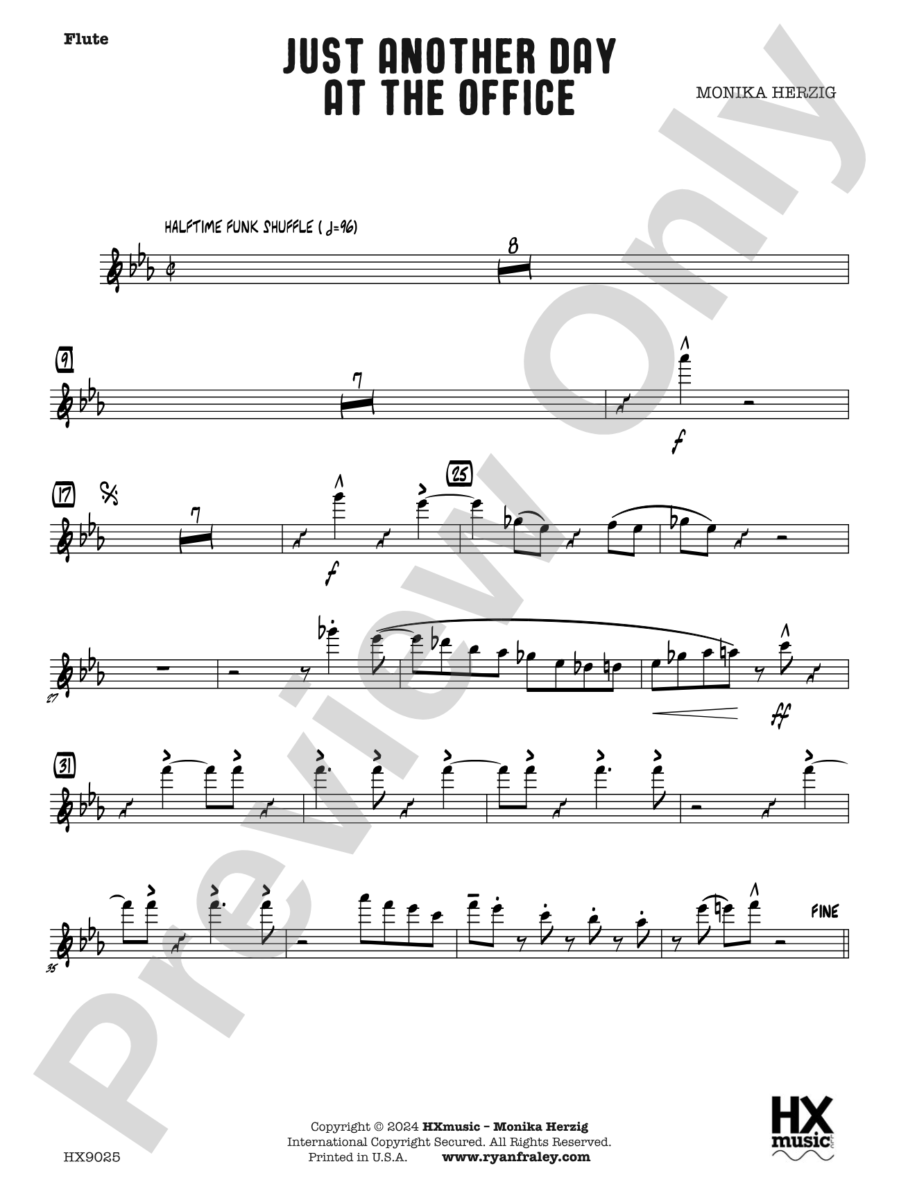 Just Another Day at the Office: Flute