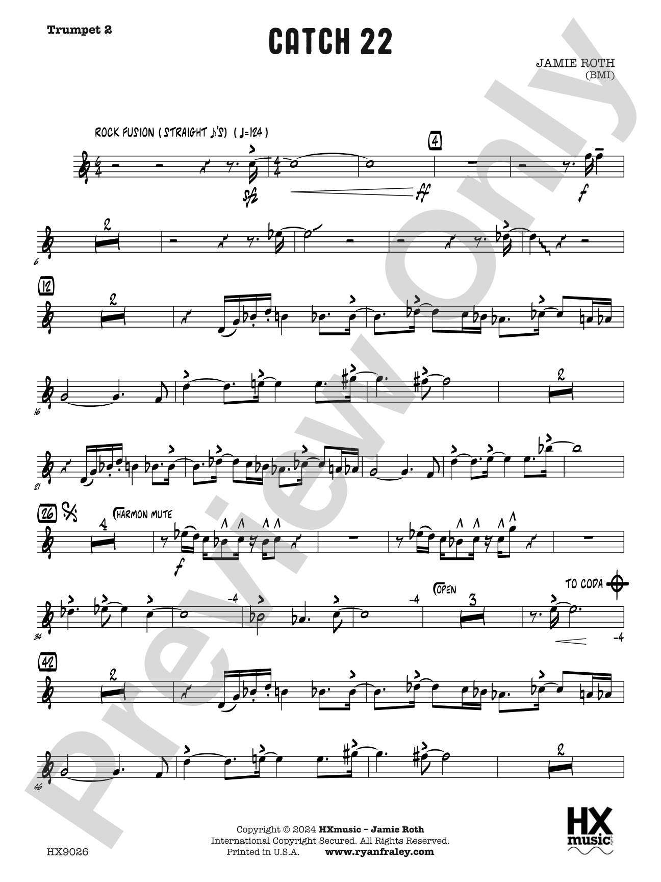 Catch 22: B-flat Trumpet 2