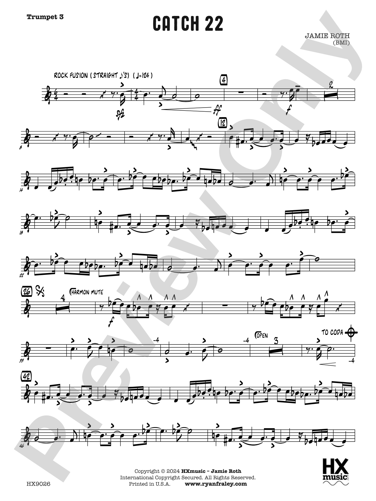 Catch 22: B-flat Trumpet 3