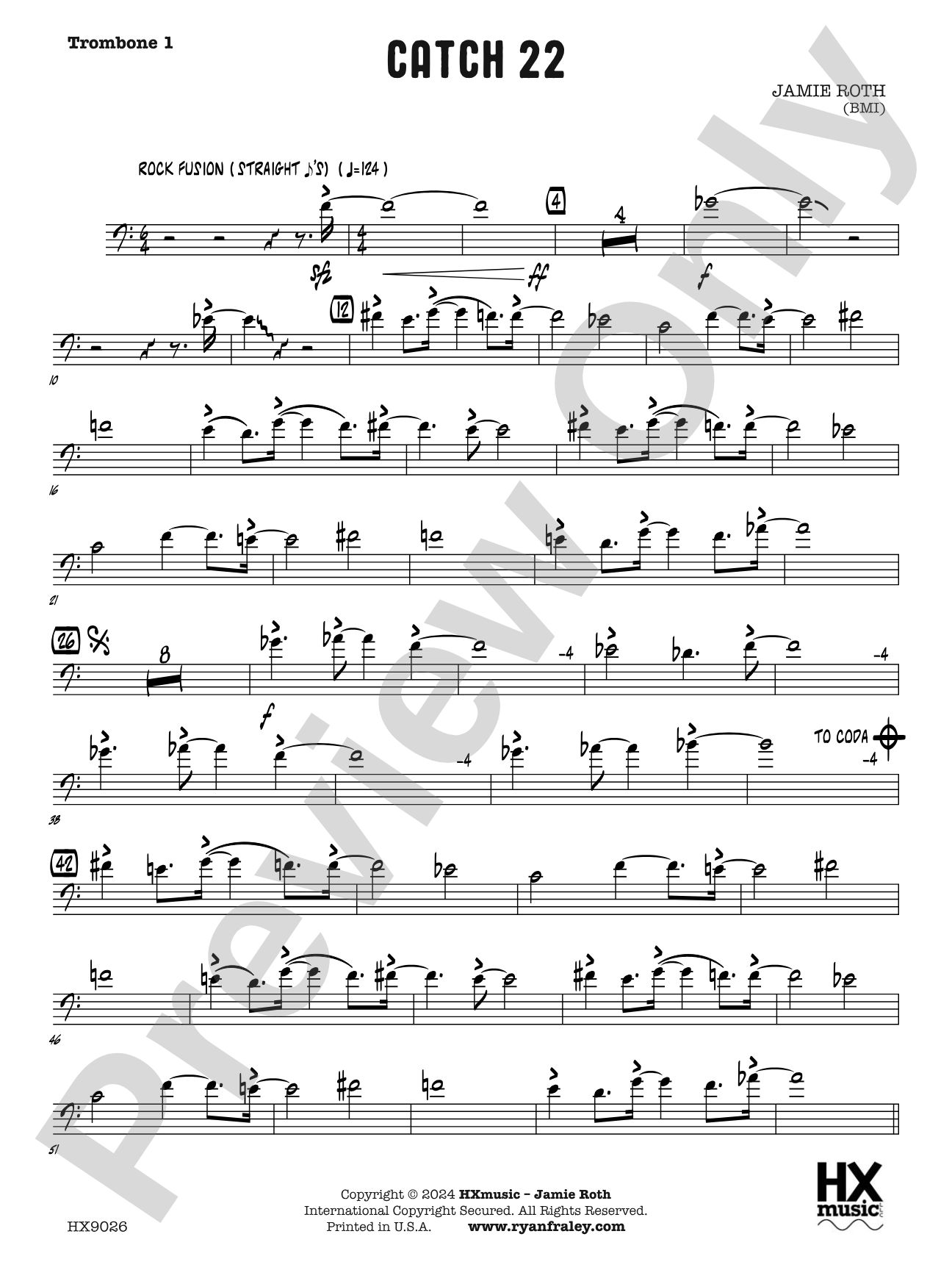 Catch 22: Trombone 1