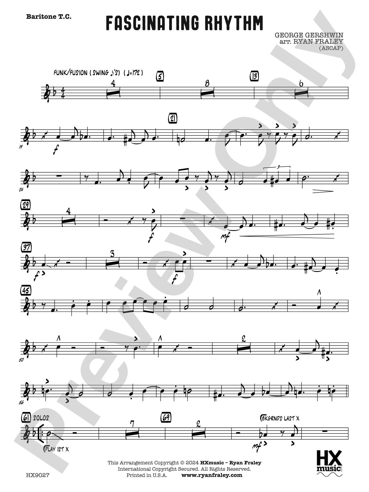 Fascinating Rhythm: B-flat Baritone T.C.