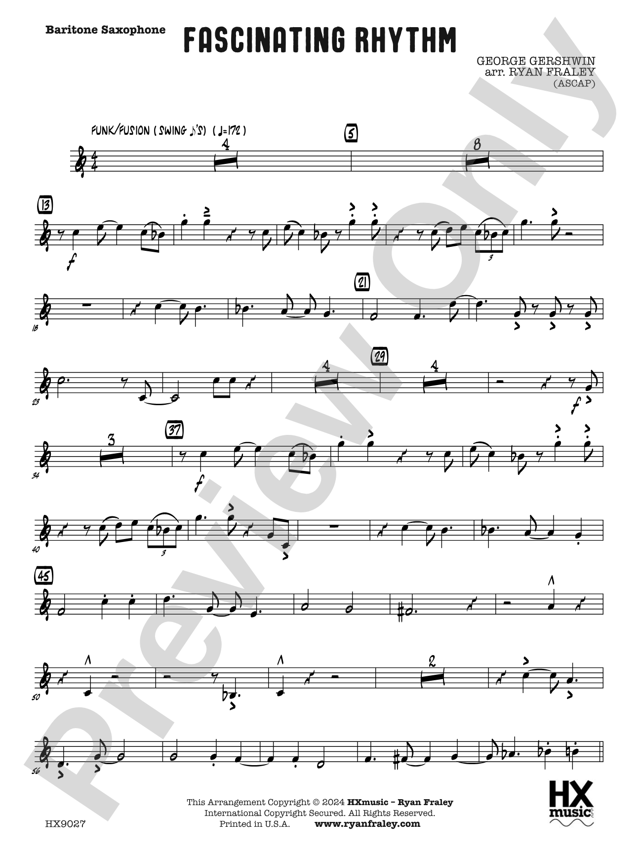 Fascinating Rhythm: E-flat Baritone Saxophone