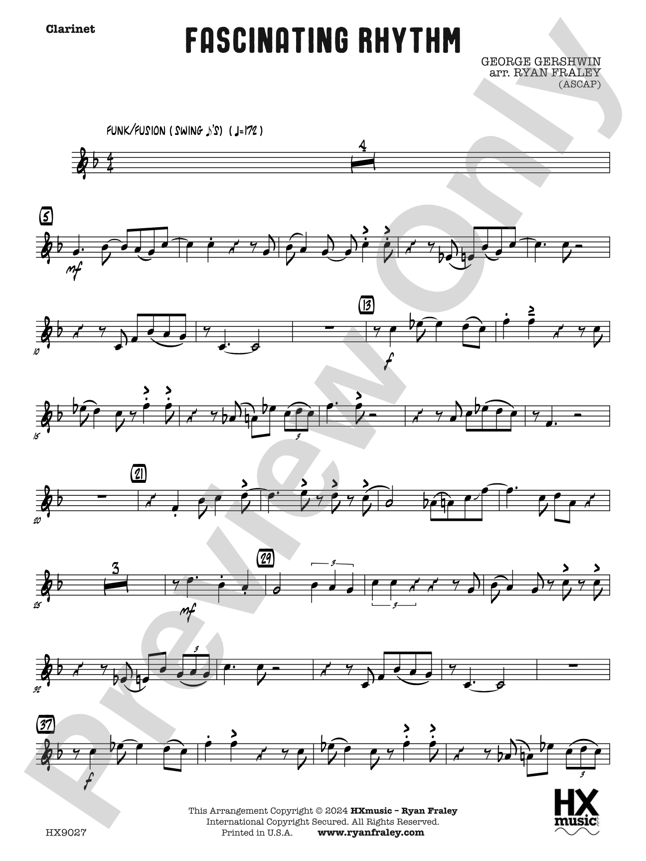 Fascinating Rhythm: B-flat Clarinet
