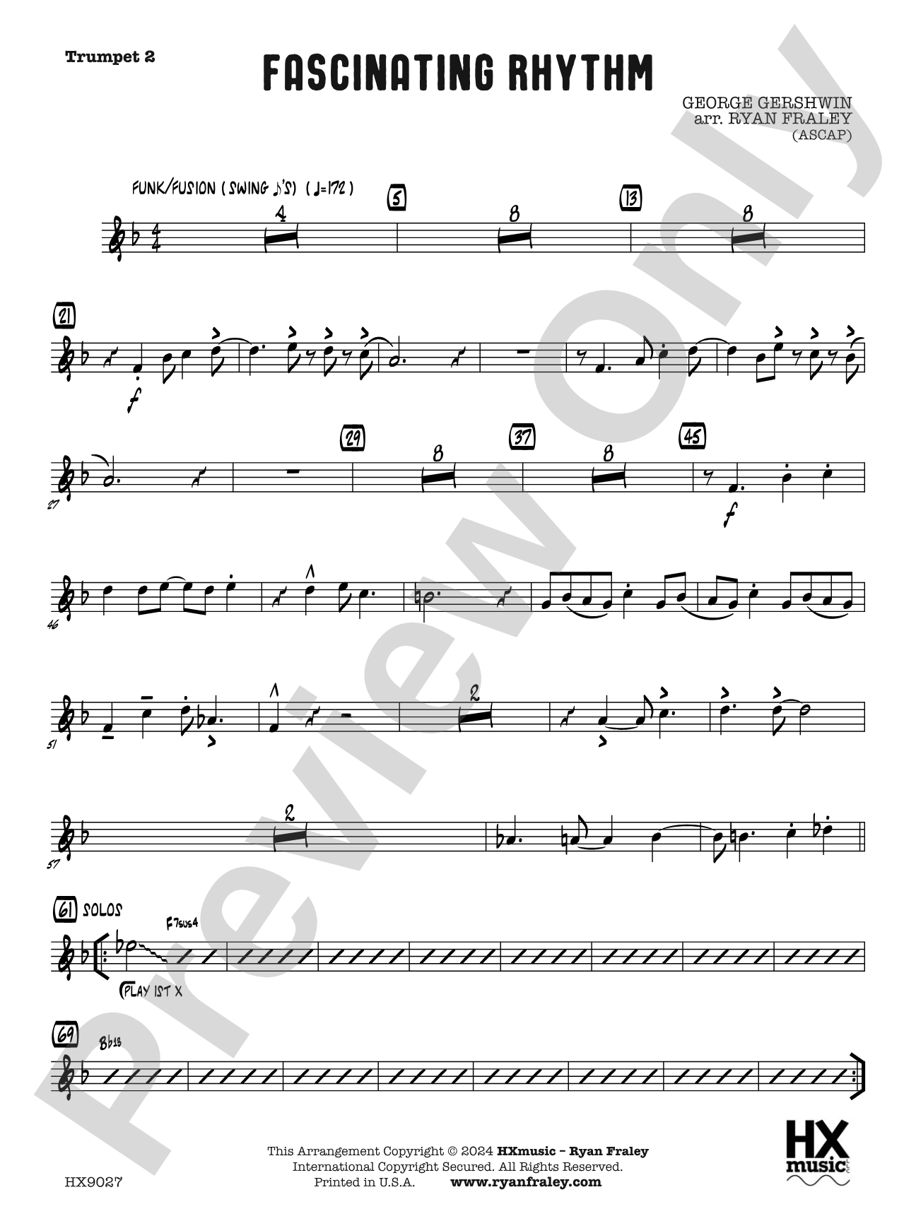 Fascinating Rhythm: B-flat Trumpet 2