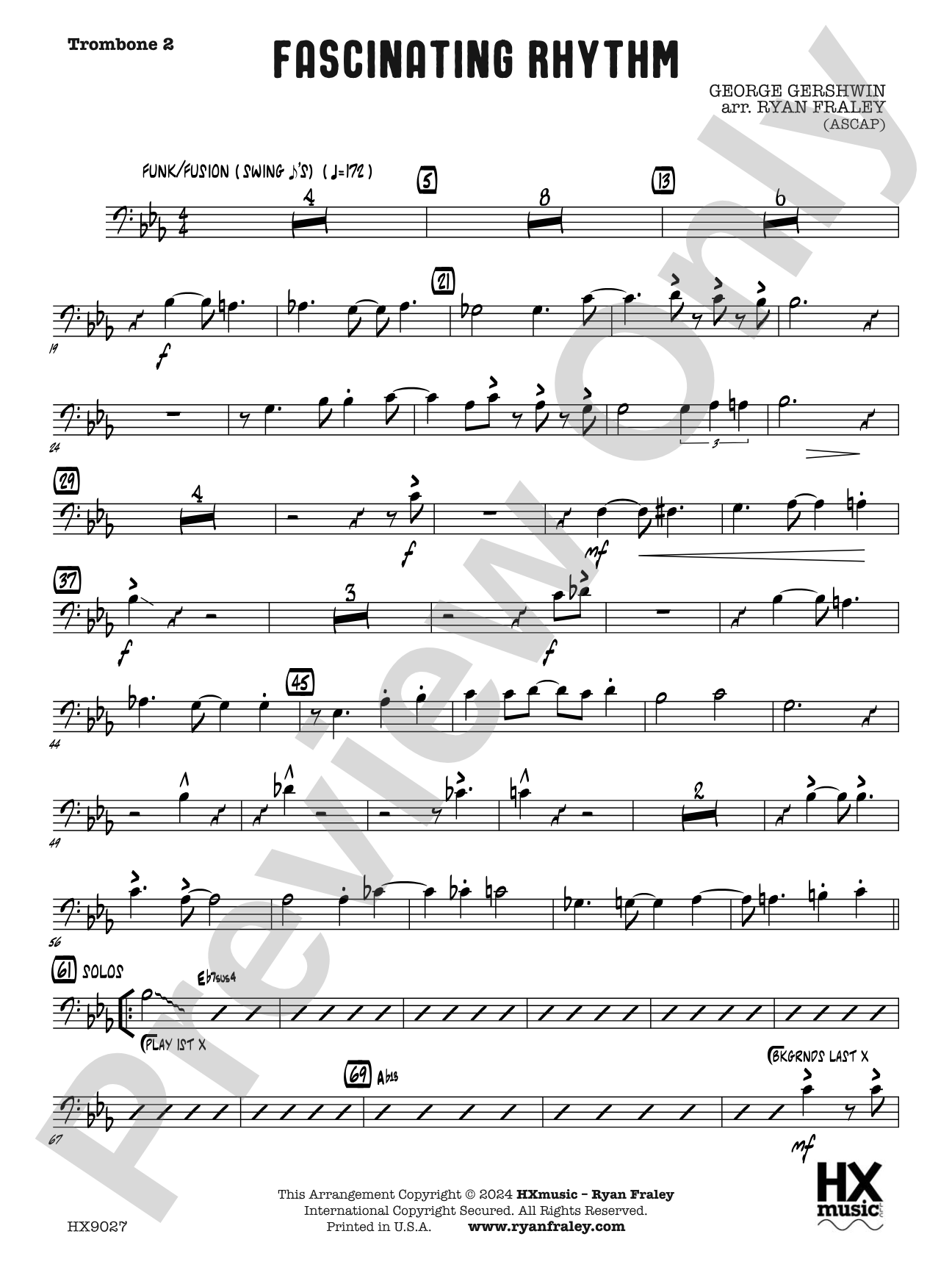 Fascinating Rhythm: Trombone 2