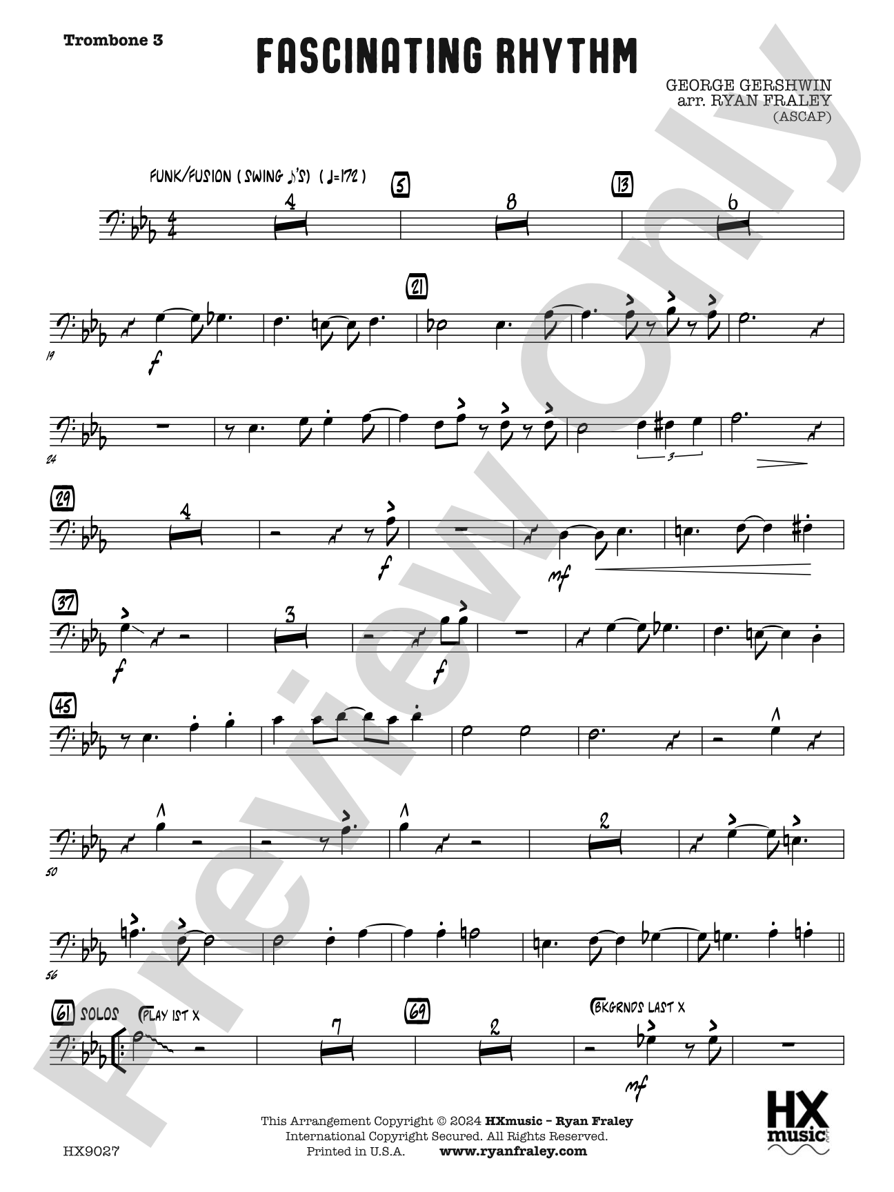 Fascinating Rhythm: Trombone 3