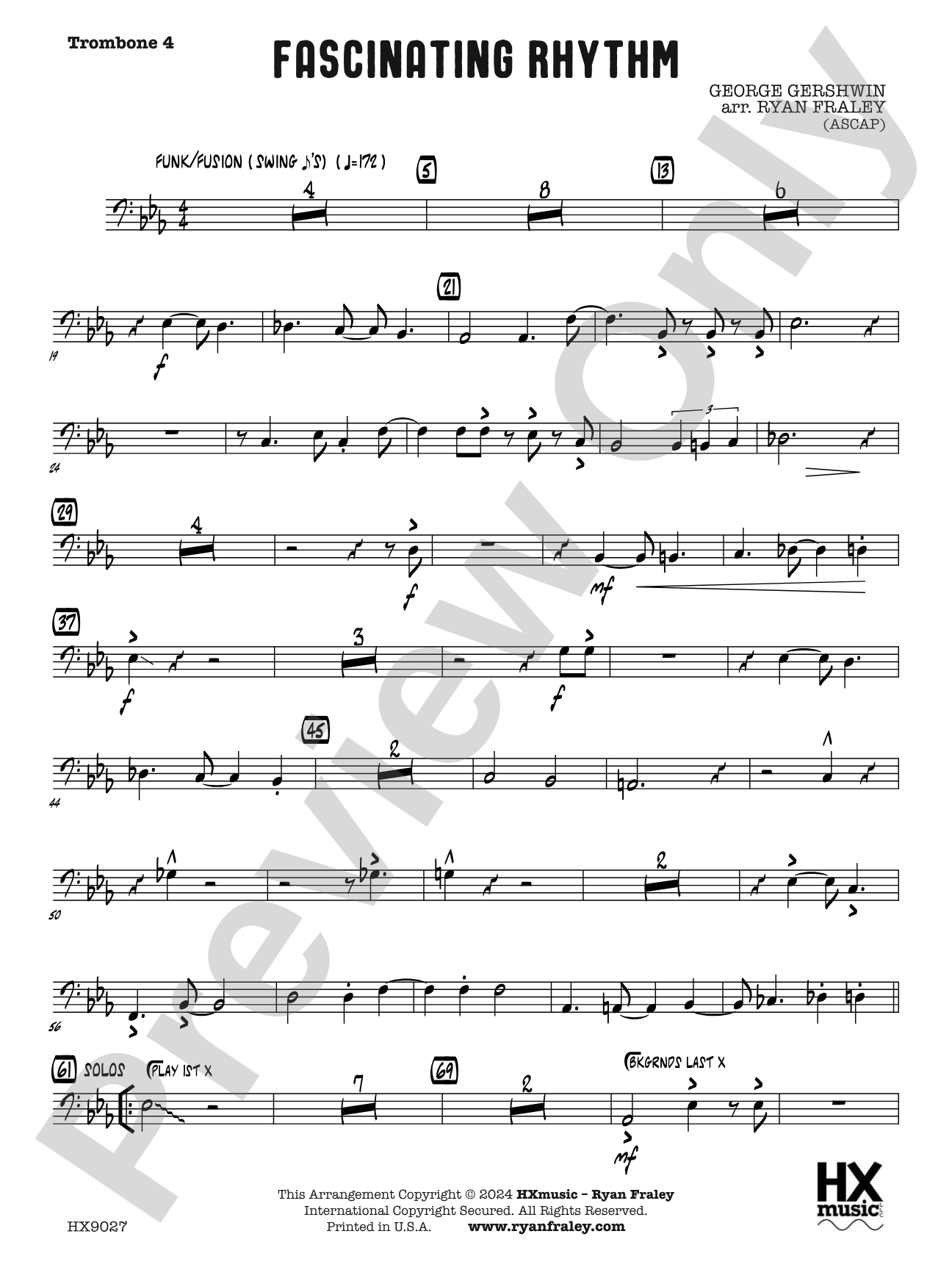 Fascinating Rhythm: Trombone 4