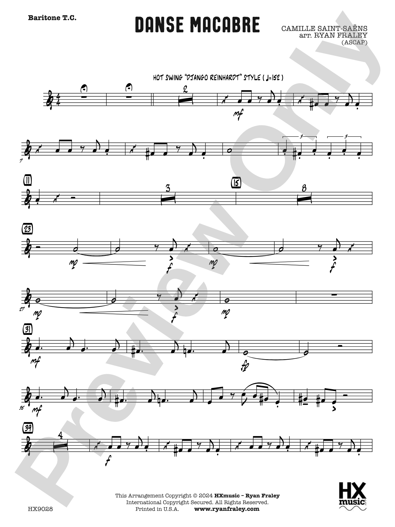 Danse Macabre: B-flat Baritone T.C.