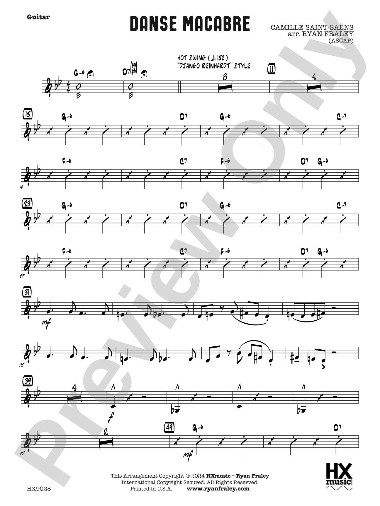 Danse Macabre: Guitar