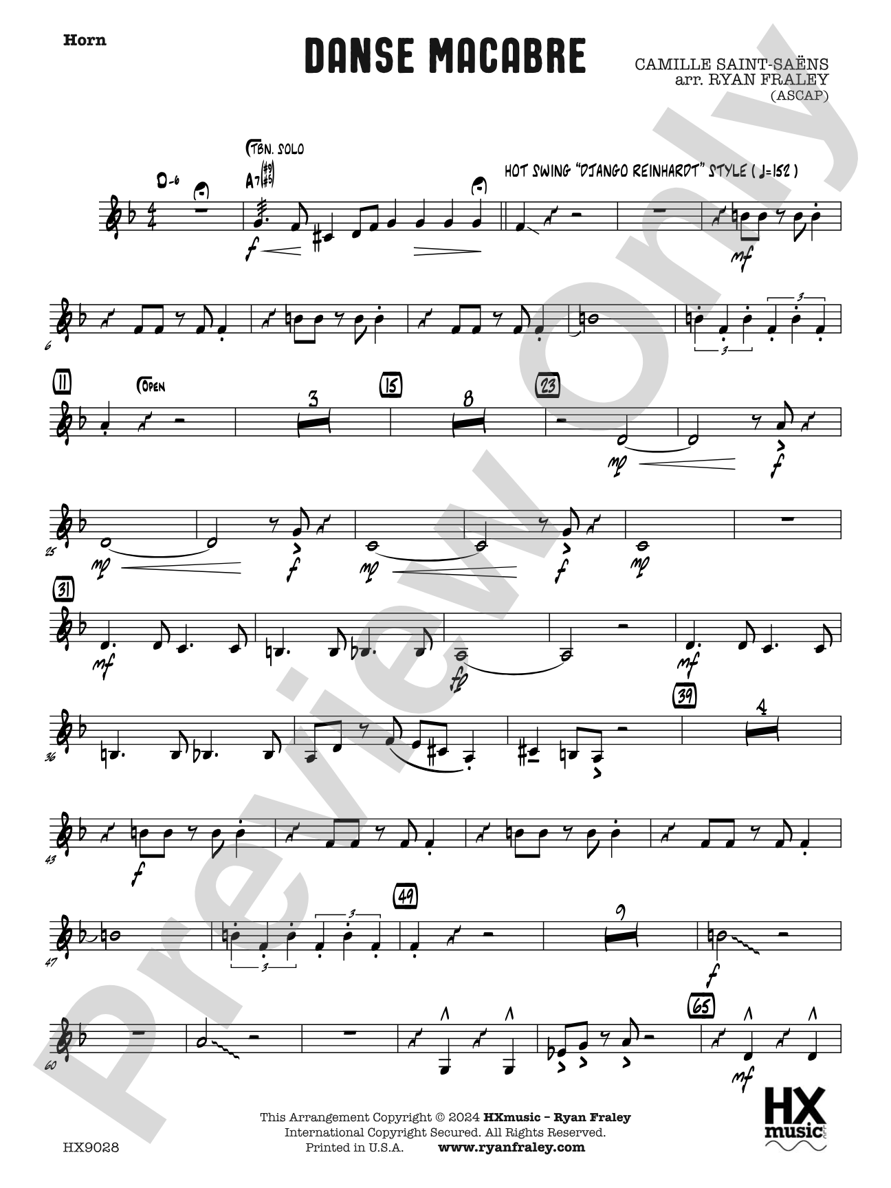 Danse Macabre: F Horn