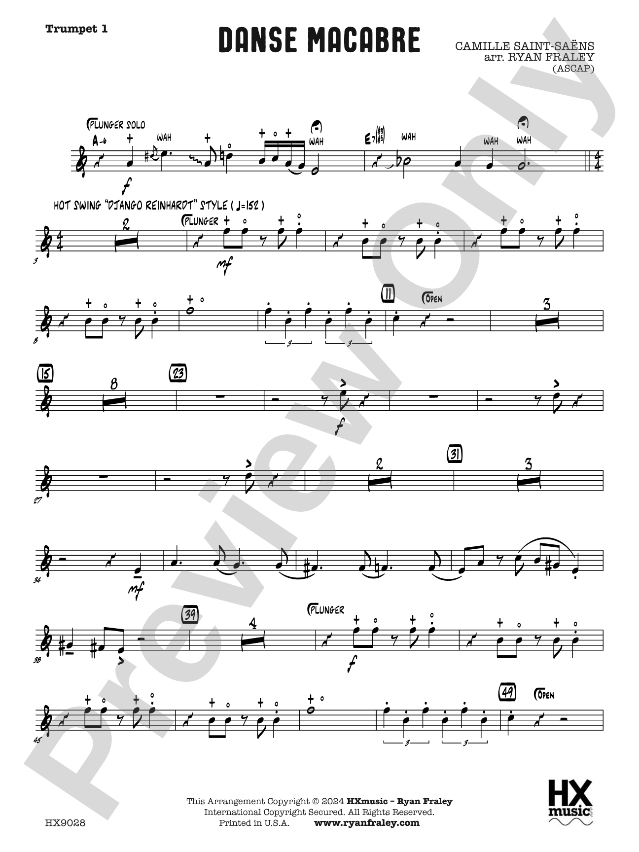 Danse Macabre: B-flat Trumpet 1