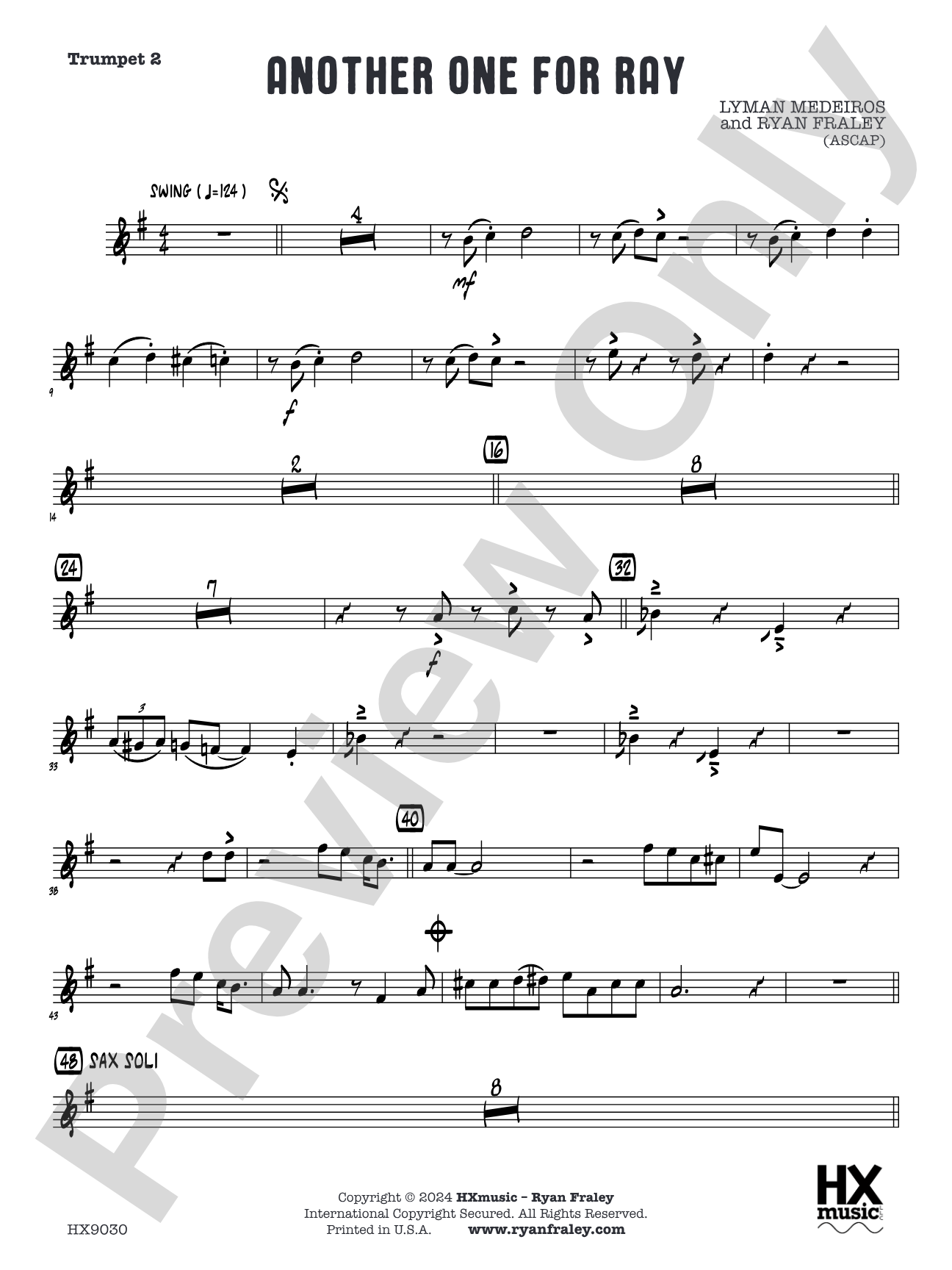 Another One for Ray: Trumpet 2